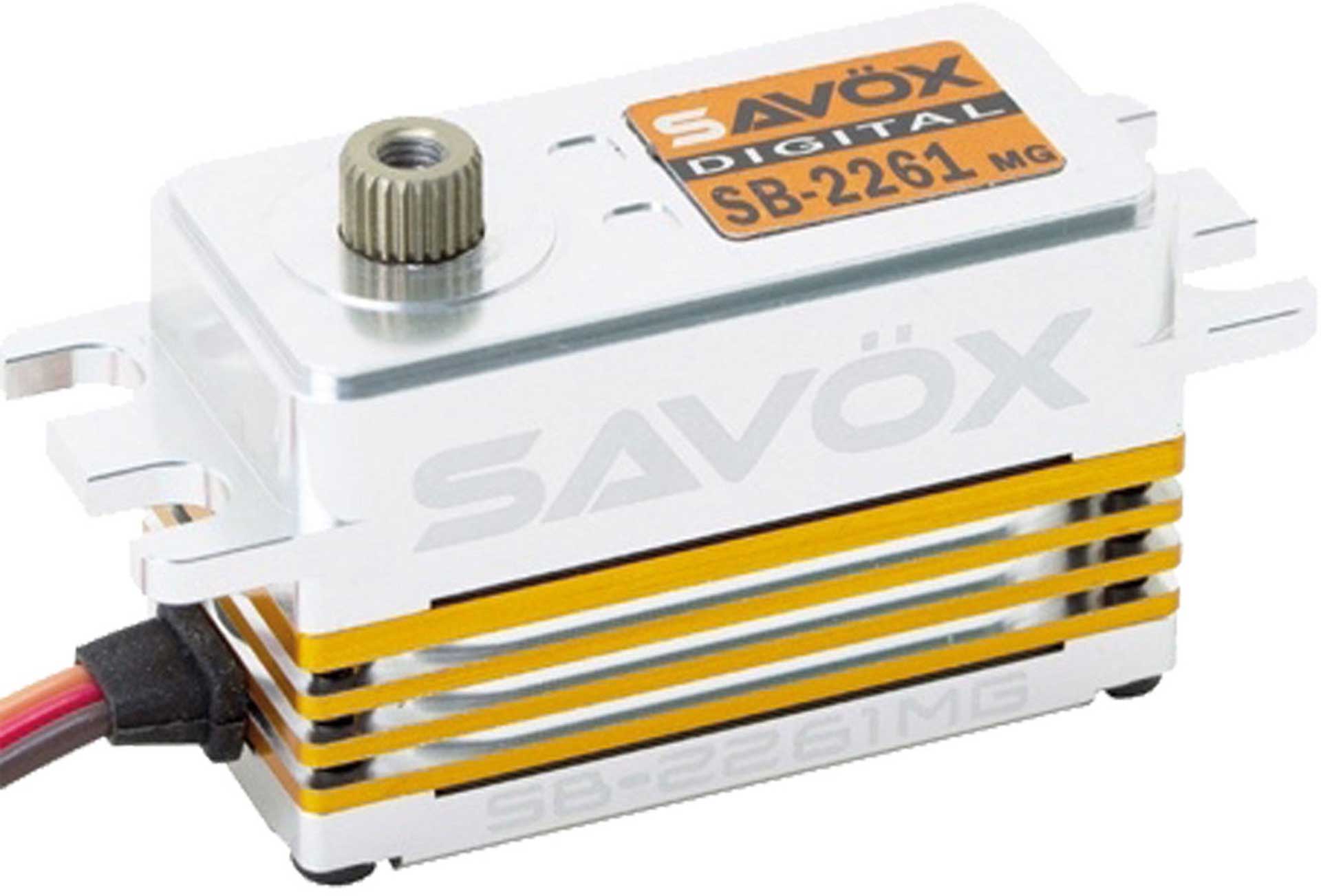 SAVÖX SB-2261MG (6V/10KG/0,076s) BRUSHLESS DIGITAL LOW PROFILE SERVO