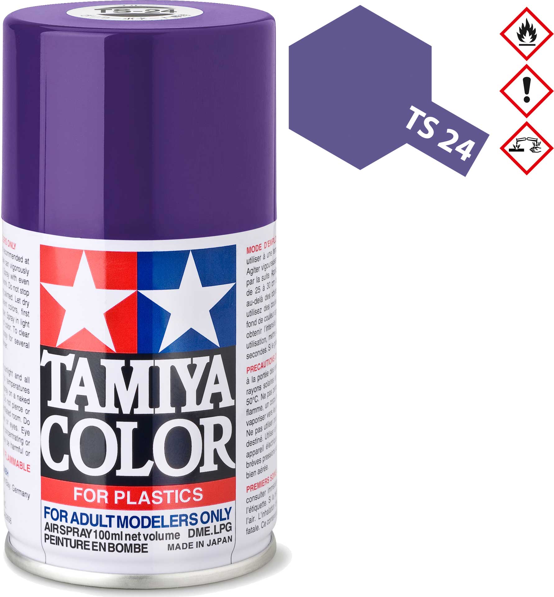 TAMIYA TS-24 Violet glossy Plastic Spray 100ml