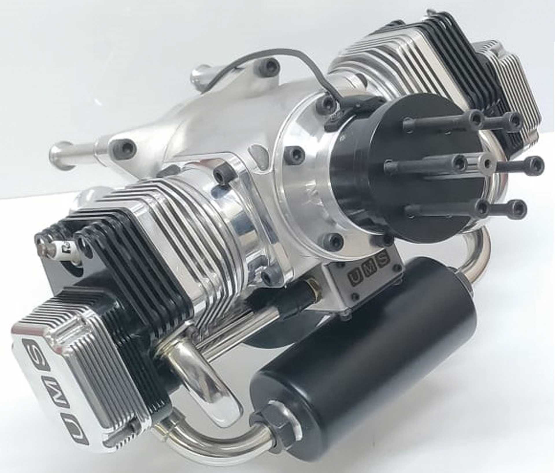 UMS Two cylinder boxer engine, 4 stroke, 140ccm