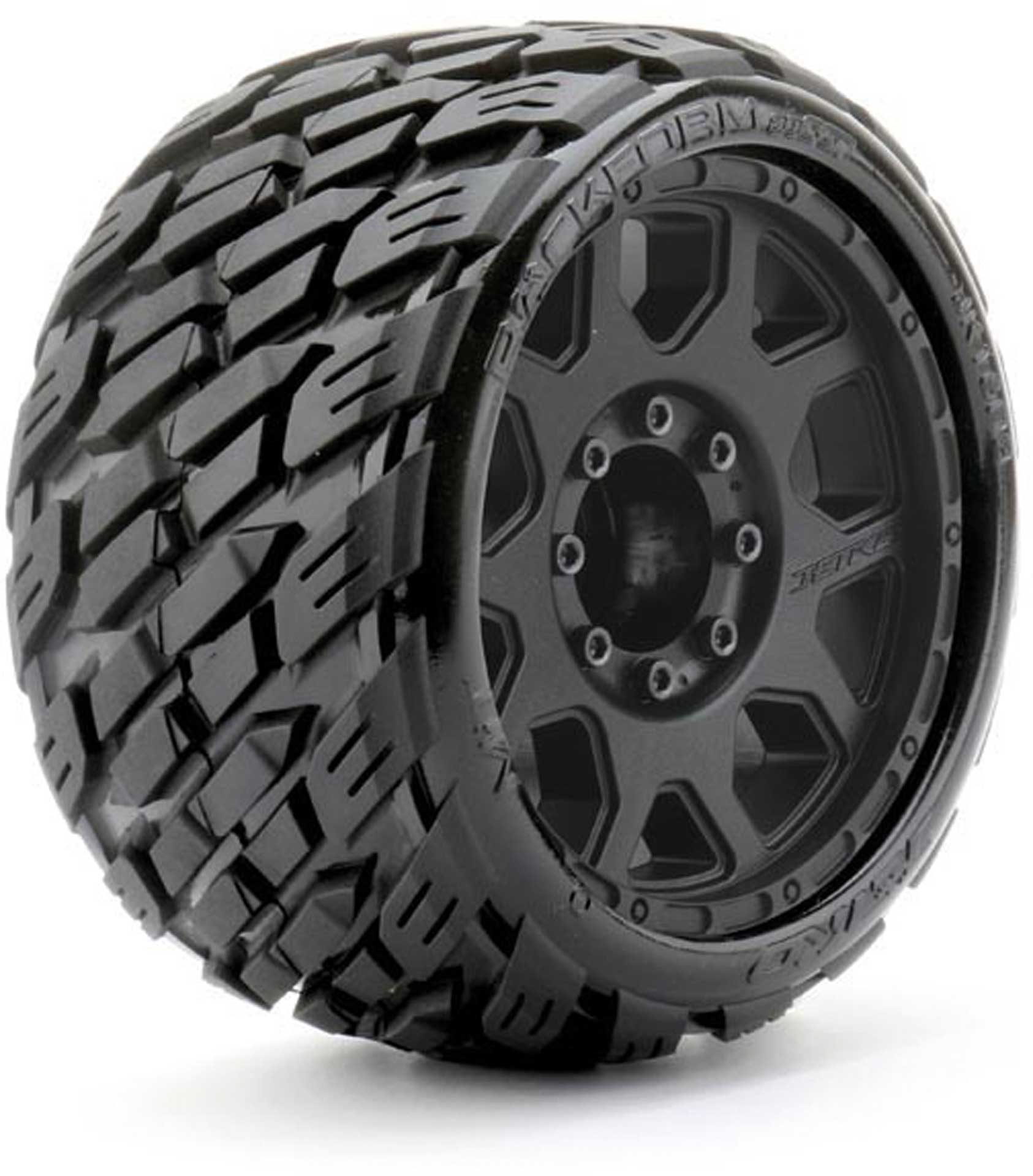 JETKO Extreme Tyre for Maxx Low Profile Rockform Belted on 3.8" Black Rim