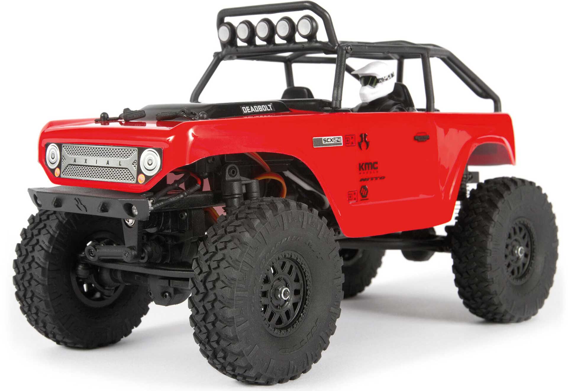 AXIAL SCX24 Deadbolt 1/24 Scale 4WD Rot RTR