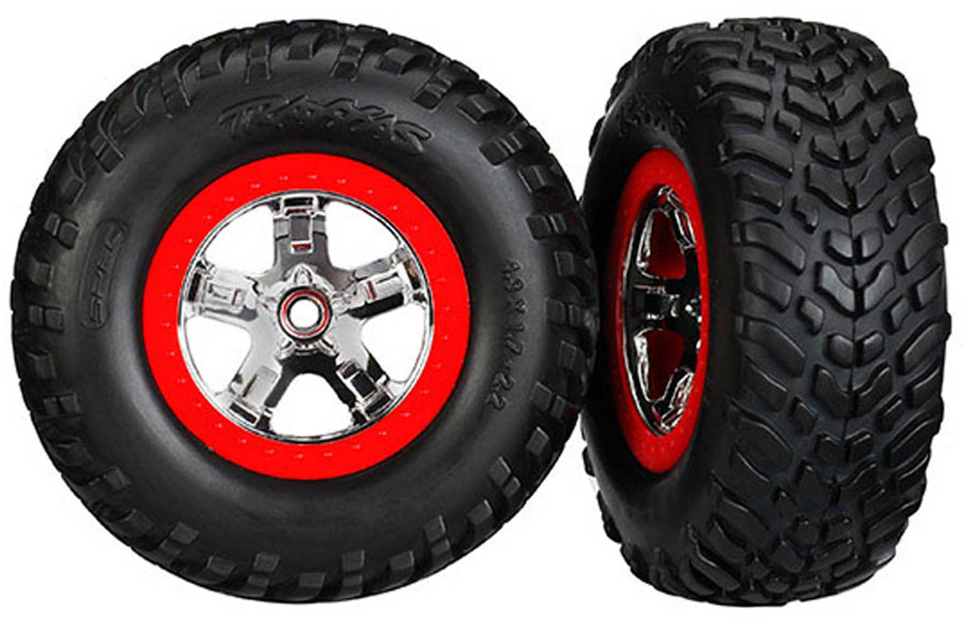 TRAXXAS TIRES +RIM  MOUNTED   2.2/3.0 S1-COMPOUND FOAM-INLAY