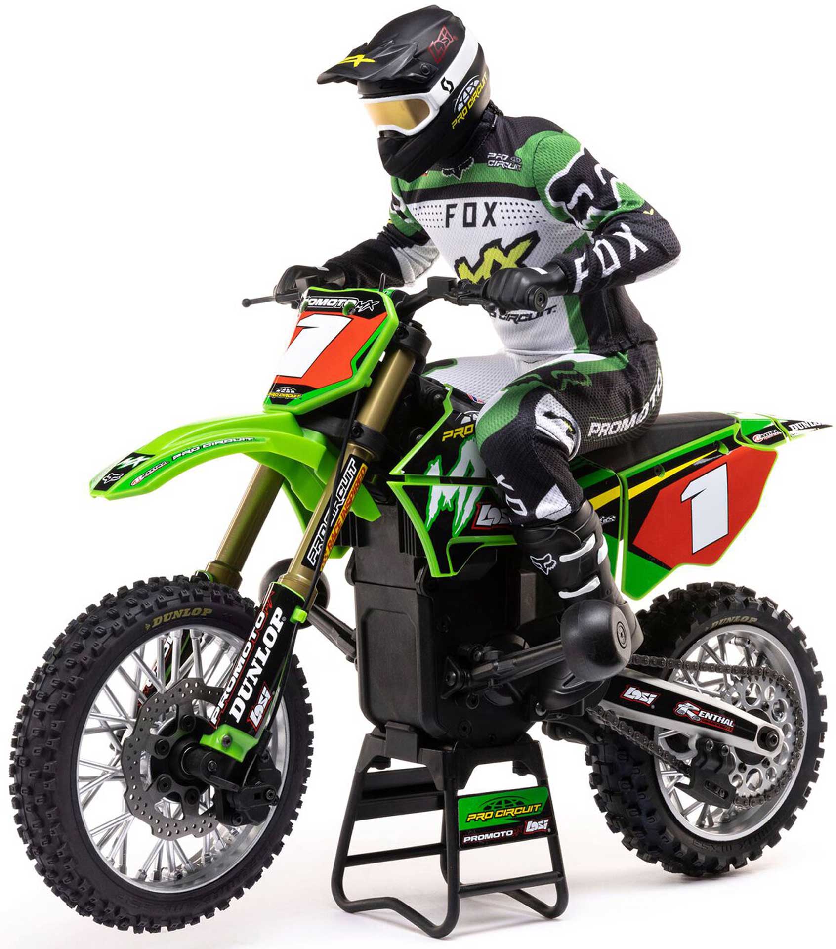 LOSI 1/4 Promoto-MX Motorcycle RTR incl. batterie et chargeur Pro Circuit