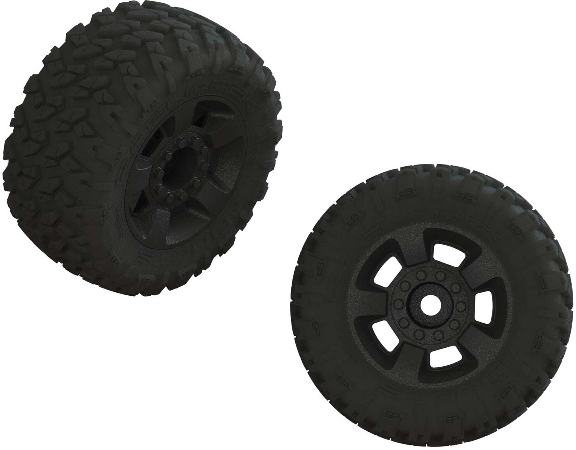 ARRMA dBoots RAGNAROK Pre-mounted Tire Set (2)