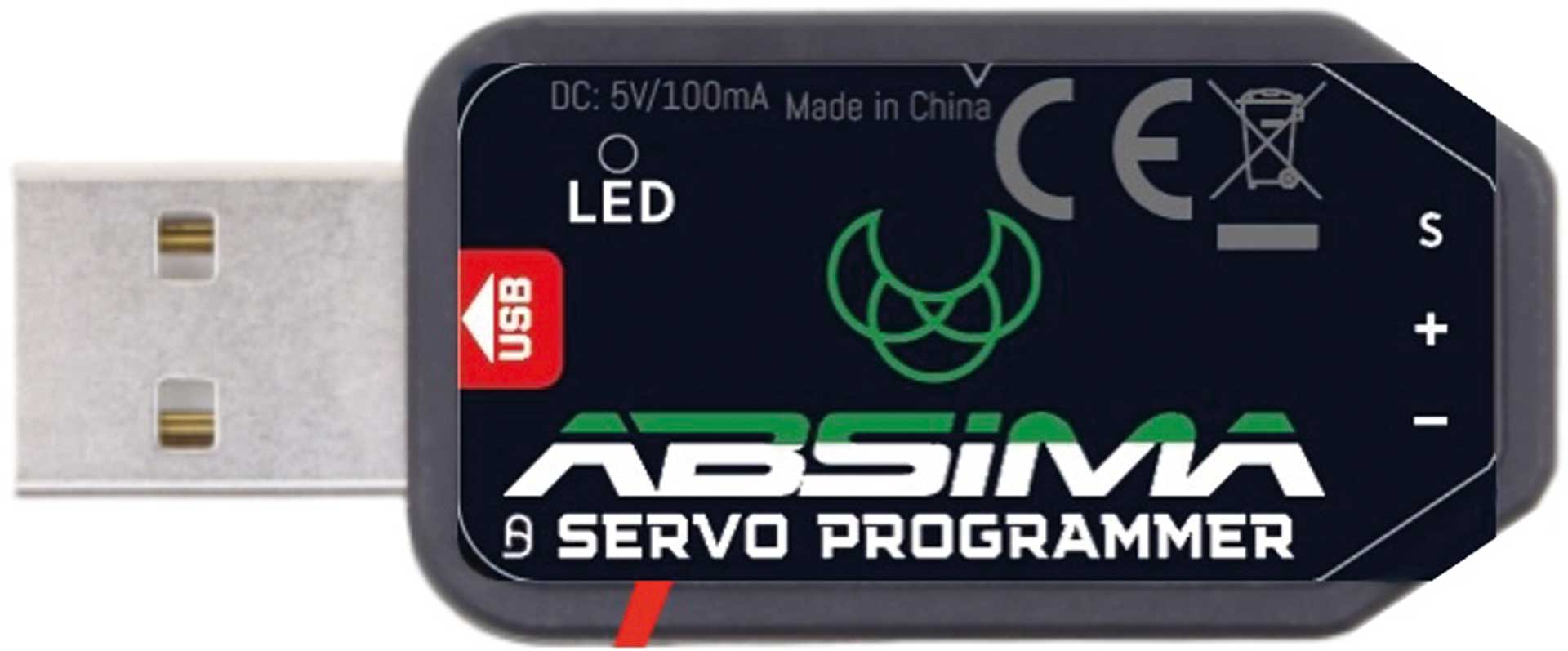 ABSIMA Interface Adaptateur USB pour Team/Race/Crawler Spec. Servos