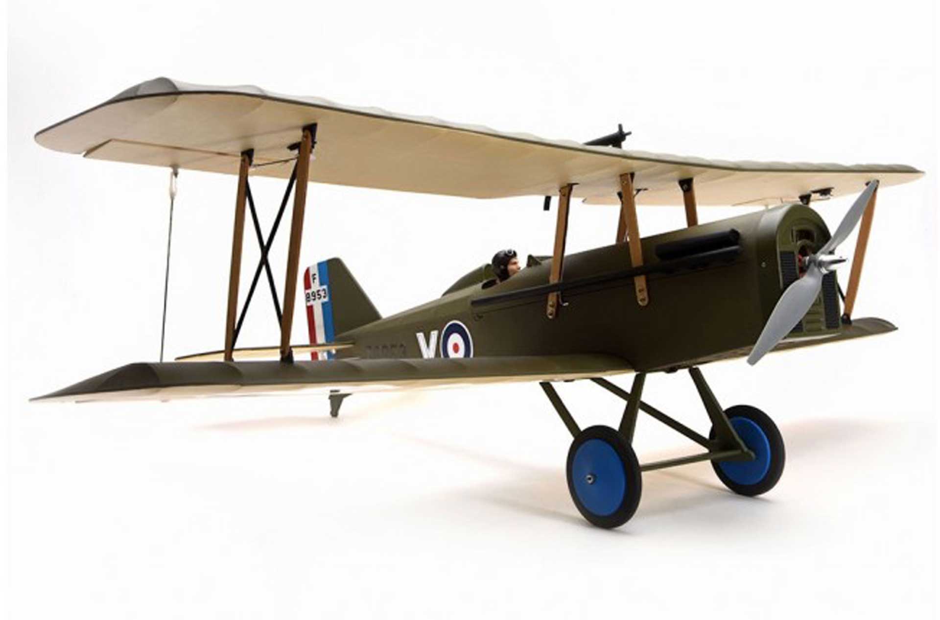 SUPER FLYING MODEL S.E.5A DOUBLE-DECKER WOODEN KIT FOR ELECTRIC OR BURNER DRIVE