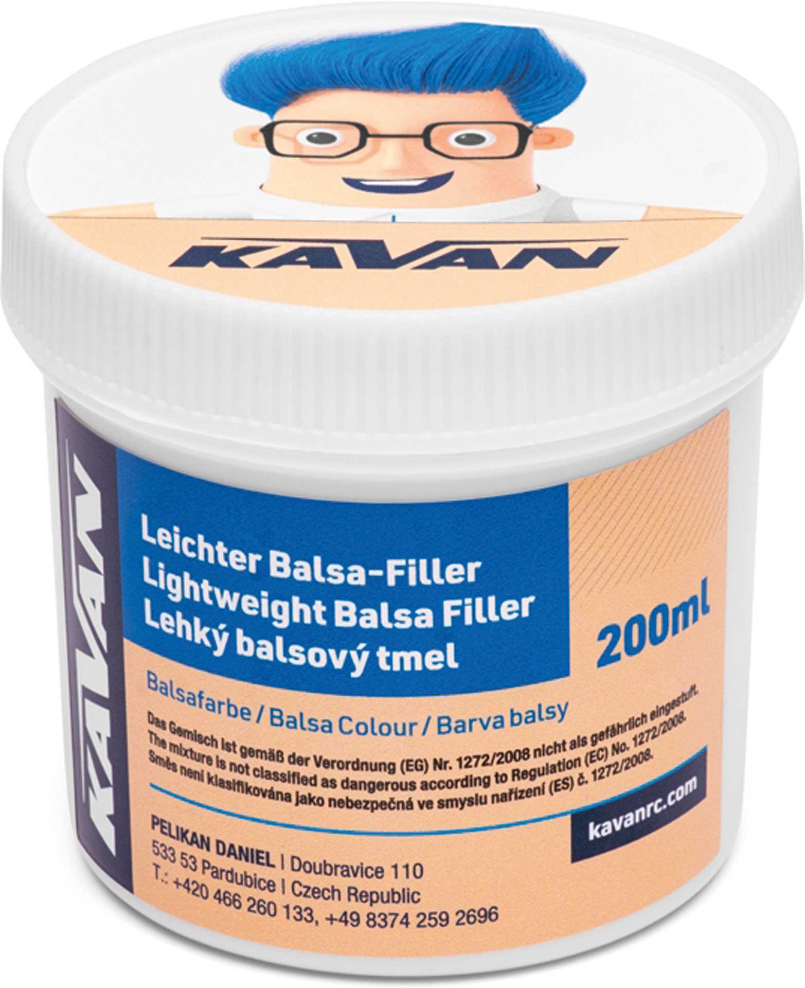 KAVAN Balsa-Filler 200ml - peinture balsa (FR Étiquette)