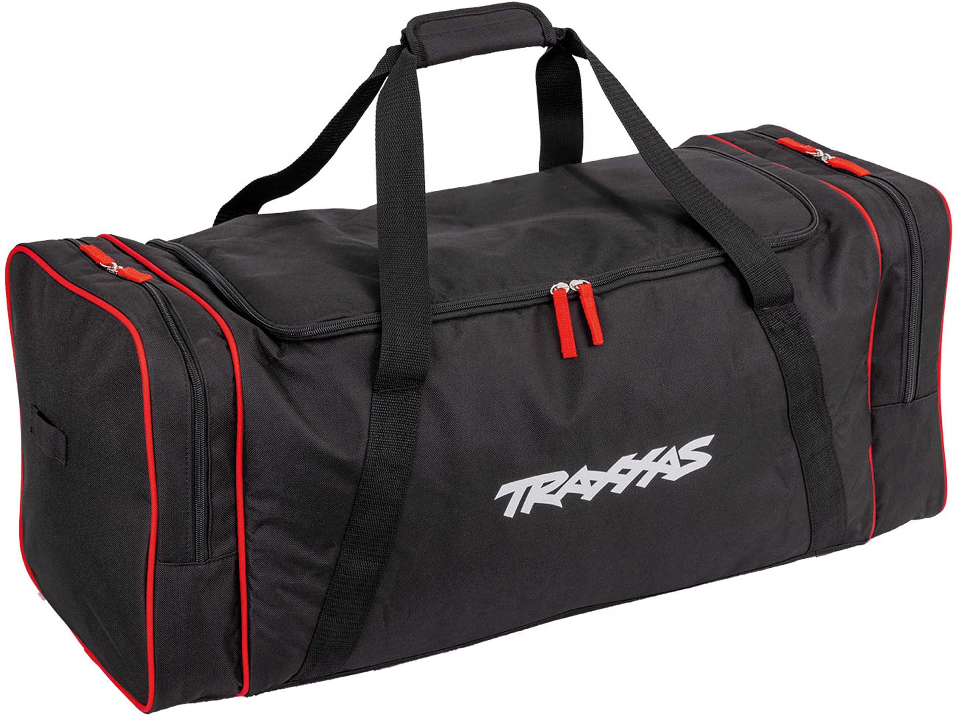 TRAXXAS RC duffel bag (without shoulder strap) black/red, 74,5X30X30 CM
