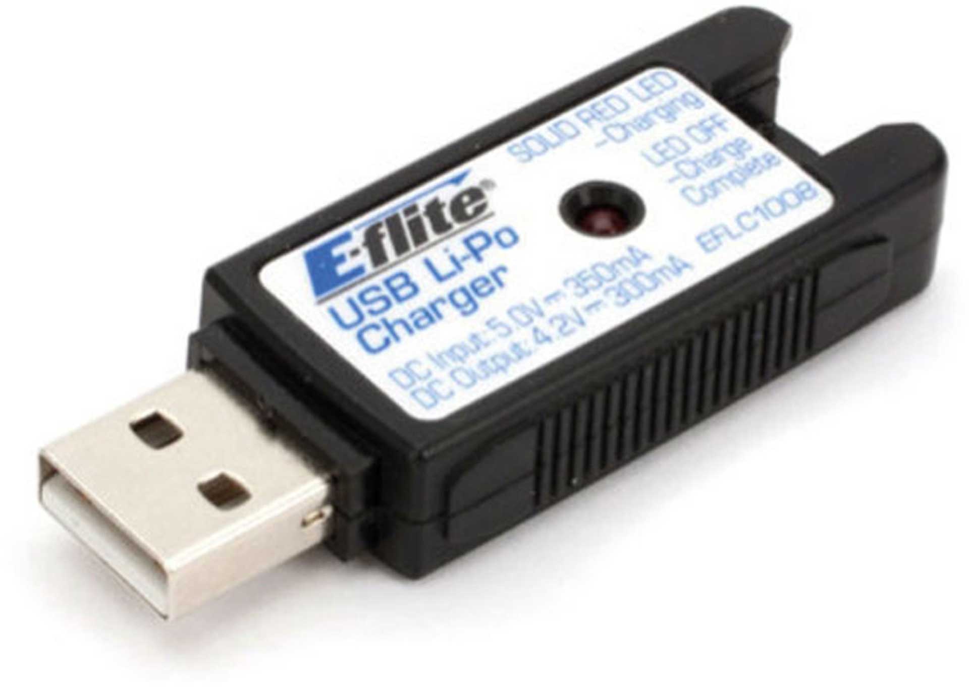 E-flite 1S 350mAh USB-LiPo-Ladegerät: Nano QX