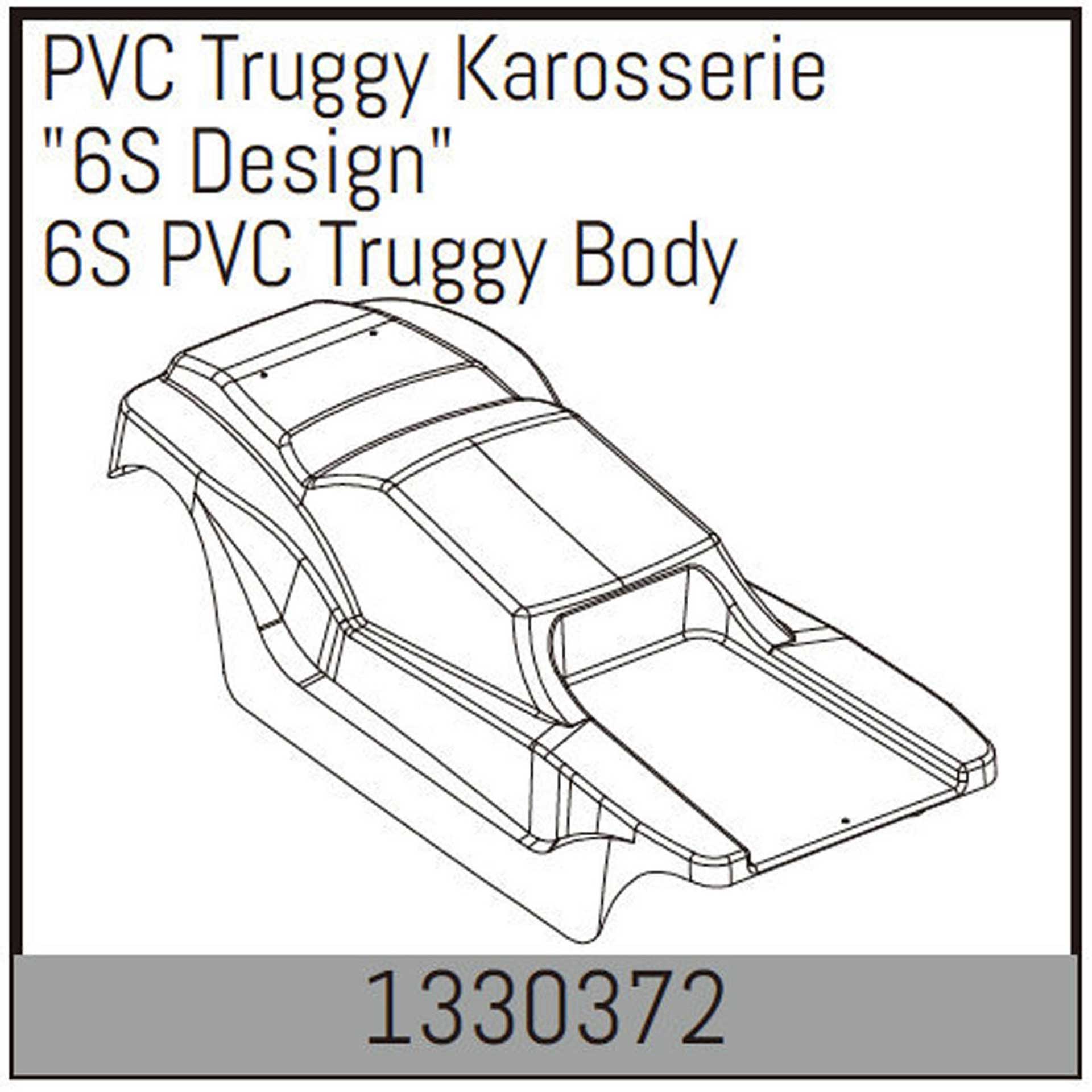 ABSIMA PVC Truggy Karosserie "6S Design"