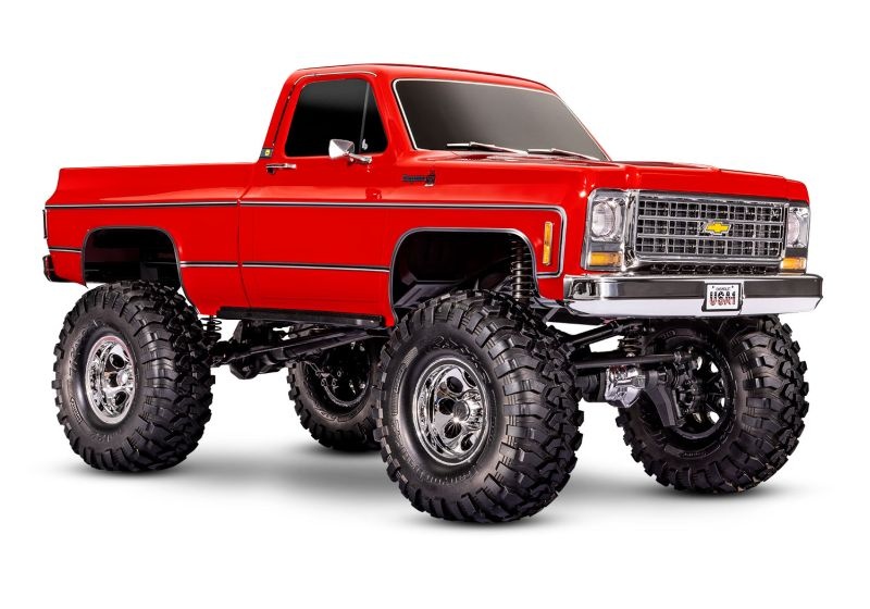 TRAXXAS TRX-4 CHEVY K10 HIGH-TRAIL ROT RTR O. AKKU/LADER 1/10 4WD SCALE-CRAWLER BRUSHED