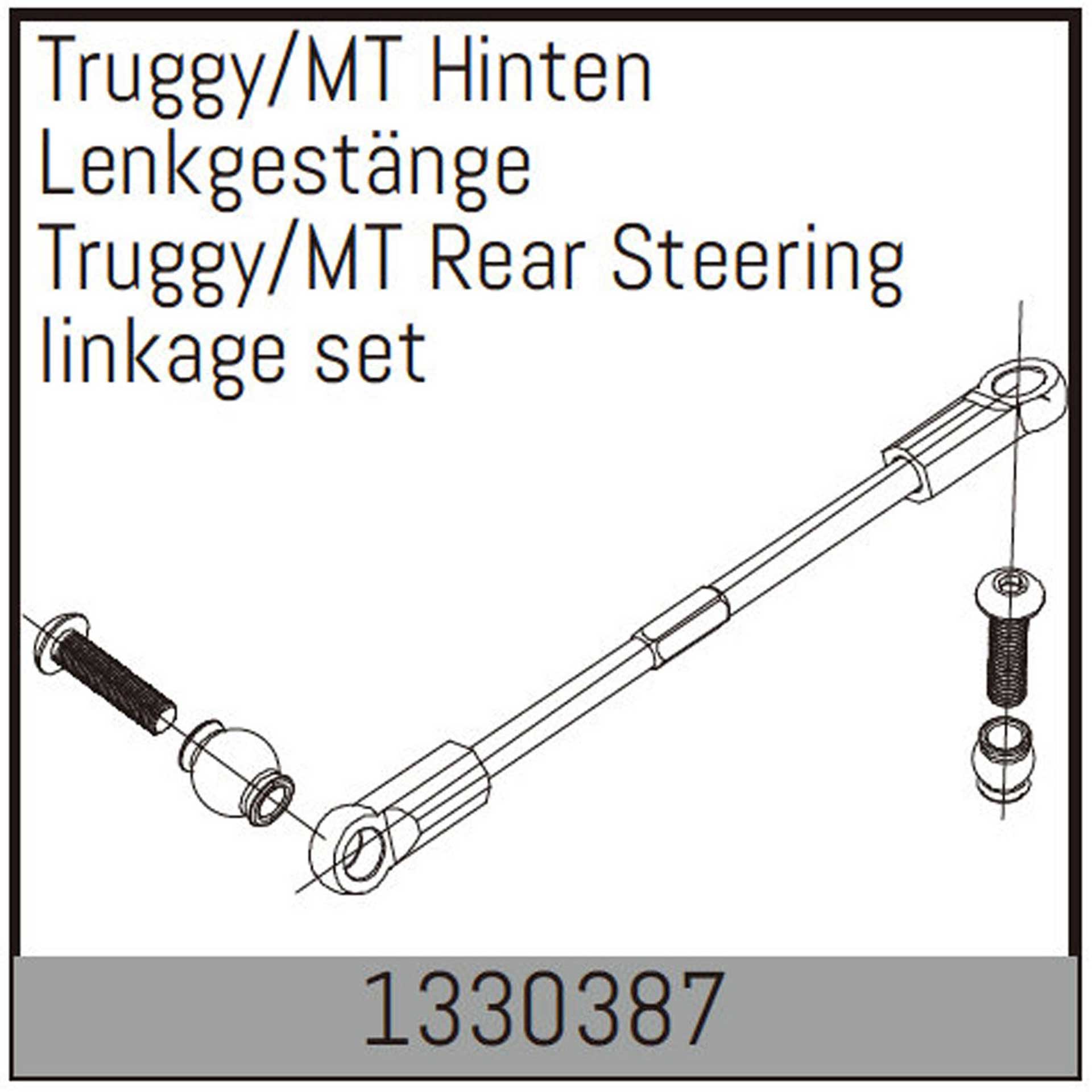ABSIMA REAR STEERING LINKAGE FOR TRUGGY /MT