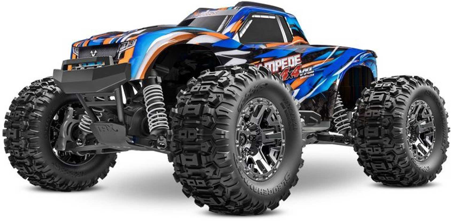 TRAXXAS STAMPEDE 4X4 VXL HD ORANGE 1/10 RTR BRUSHLESS MONSTER-TRUCK WITHOUT BATTERY AND CHARGER, CLIPLESS