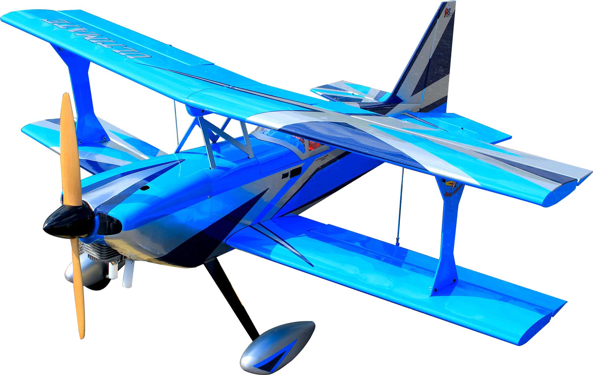 Seagull Models ( SG-Models ) Ultimate Biplane 54.5" ARF 20cc biplan version électrique&combustible