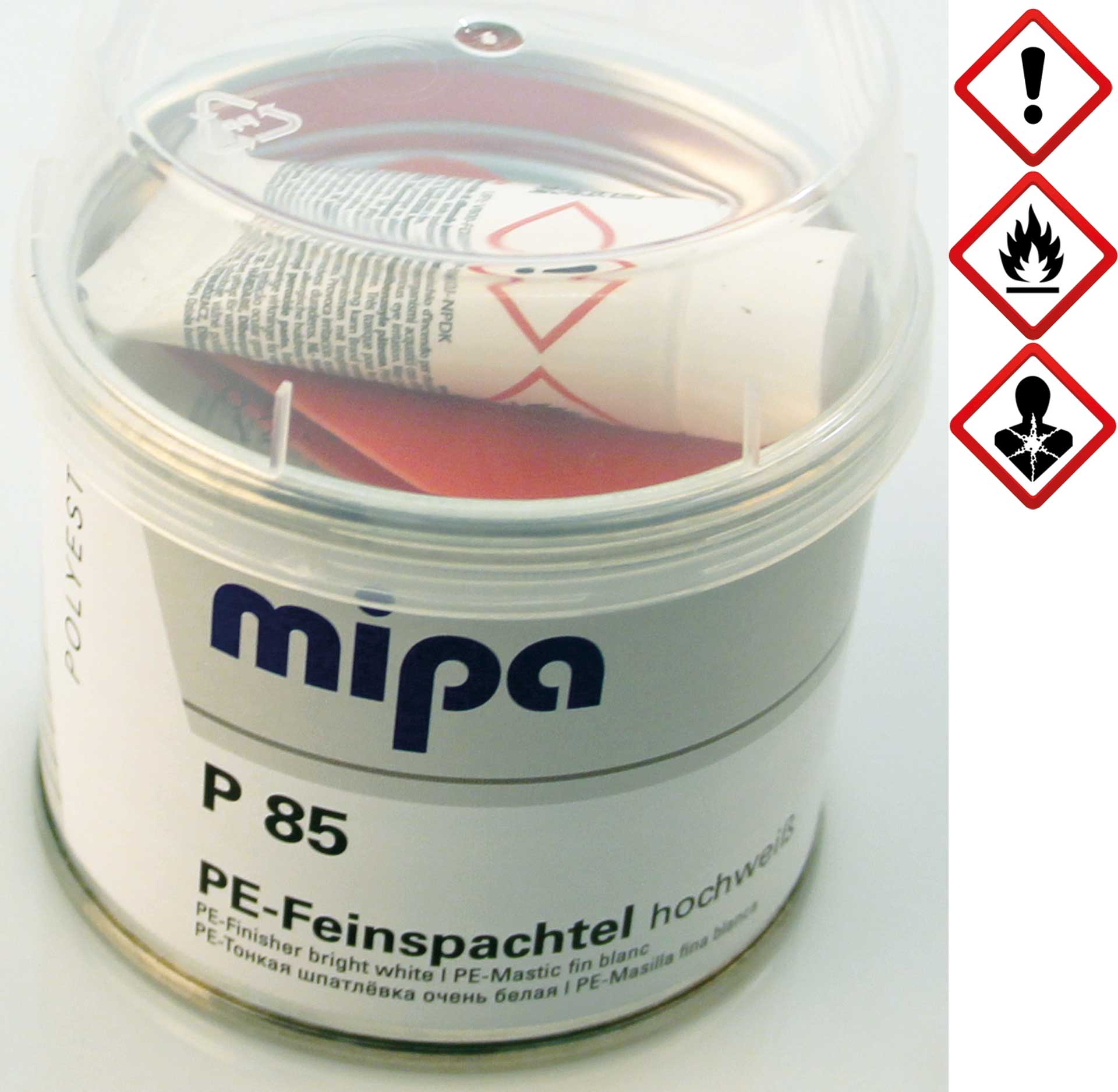 mipa P 85 PE-Feinspachtel 250g inkl. Härter
