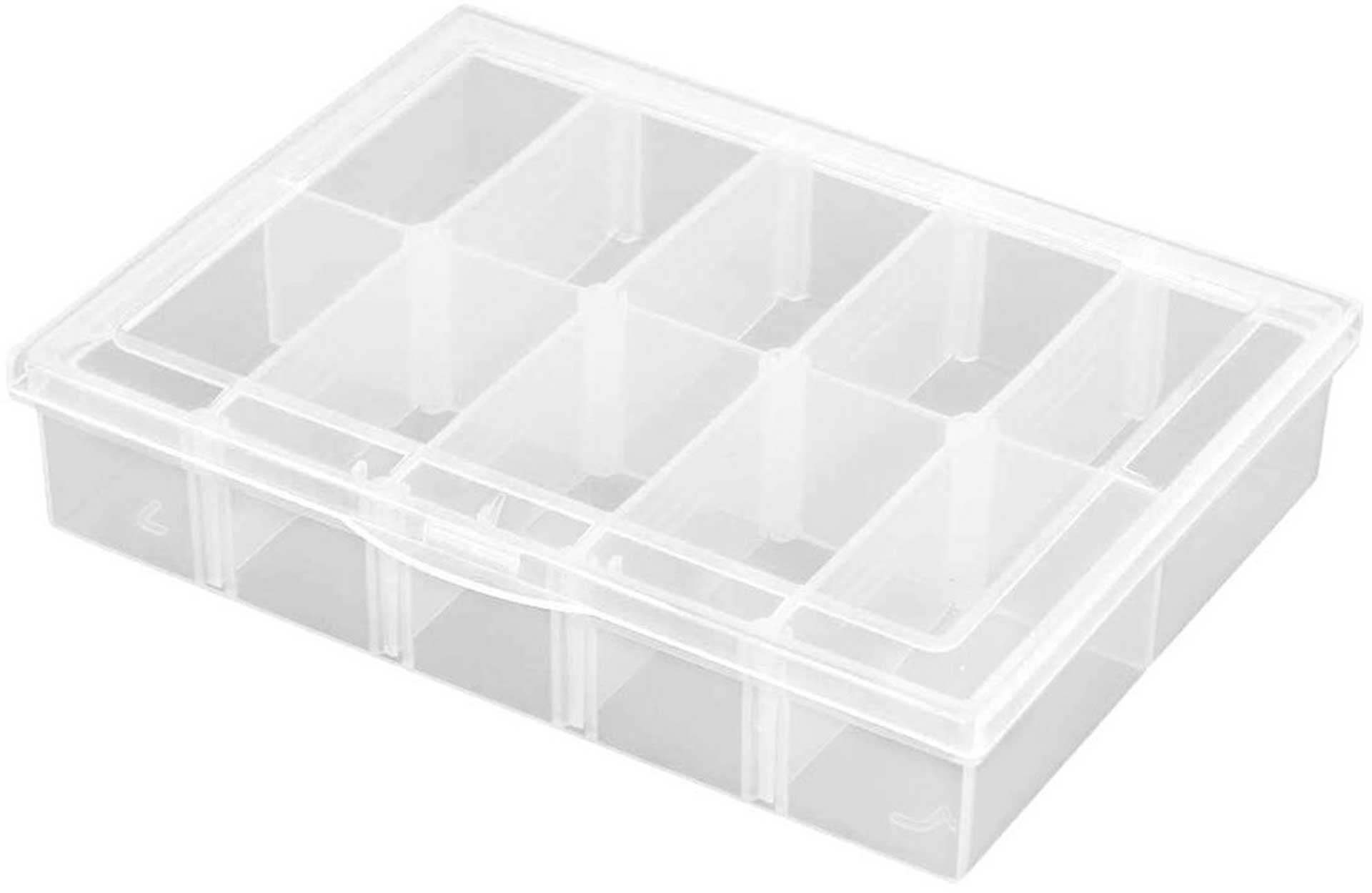 ROBITRONIC ASSORTMENT BOX 10 COMPARTMENTS 134X100X29MM VARIABLE