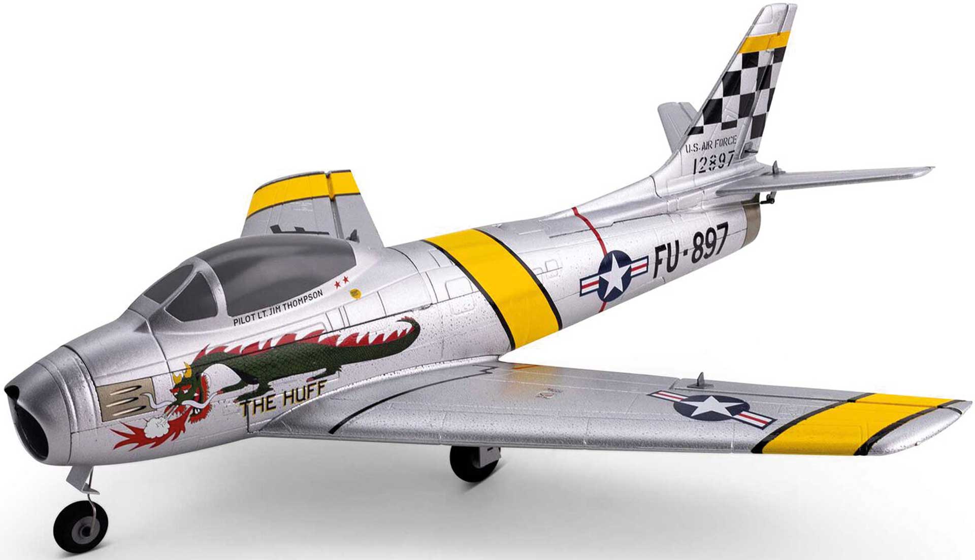 E-FLITE UMX F-86 Sabre 30mm EDF Jet BNF Basic with AS3X and SAFE Select