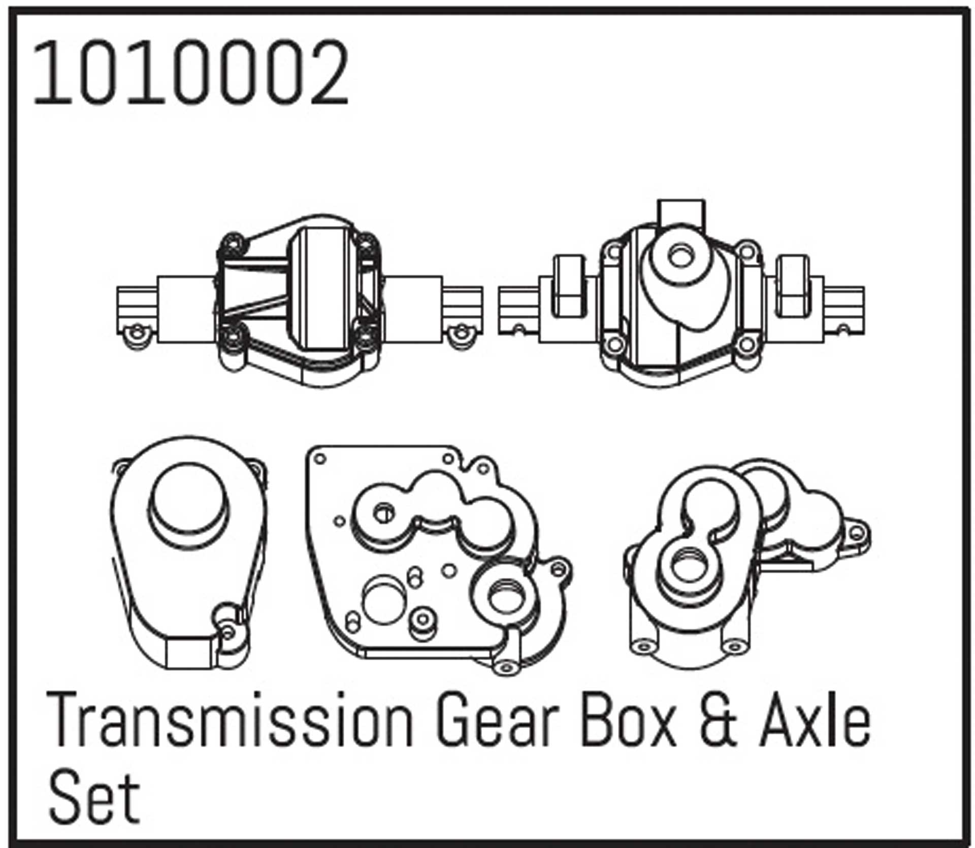 ABSIMA Transmission Gear Box & Axle Set