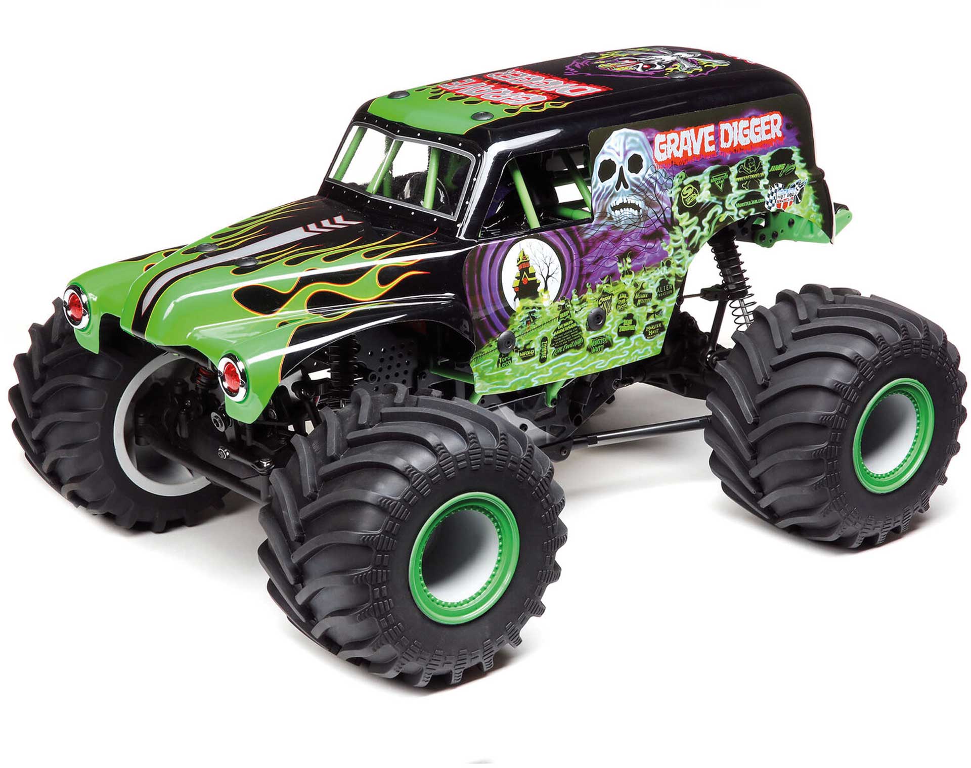 LOSI LMT 4X4 Solid Axle Monster Truck RTR, Grave Digger