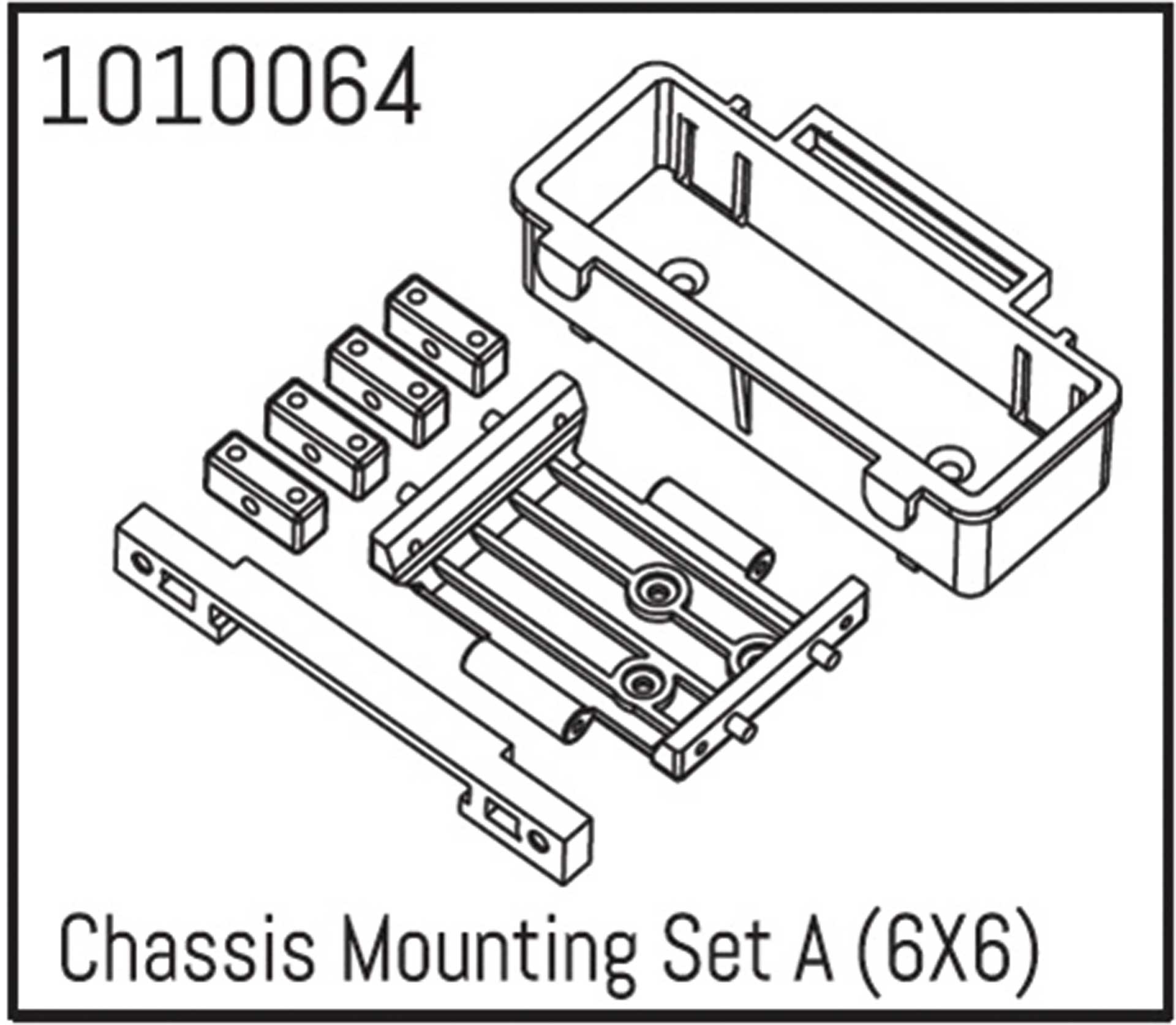 ABSIMA Chassis assembly kit A (Trial Truck 6X6)