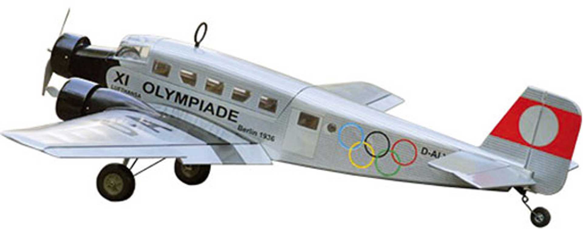 VQ Models JUNKERS JU 52 "OLYMPIA" ARF IN HOLZBAUWEISE