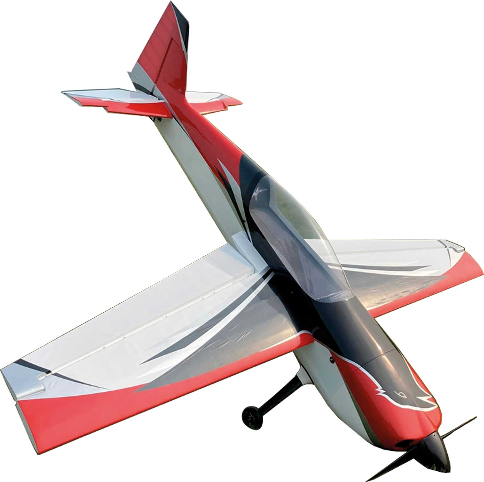 AJ AIRCRAFT Raven DT 106" ARF Rot/Schwarz Double Tapered Wing, Kunstflugmodell