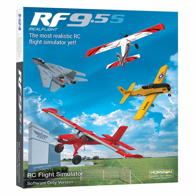 RealFlight 9.5S Flight Sim Software Only Simulator