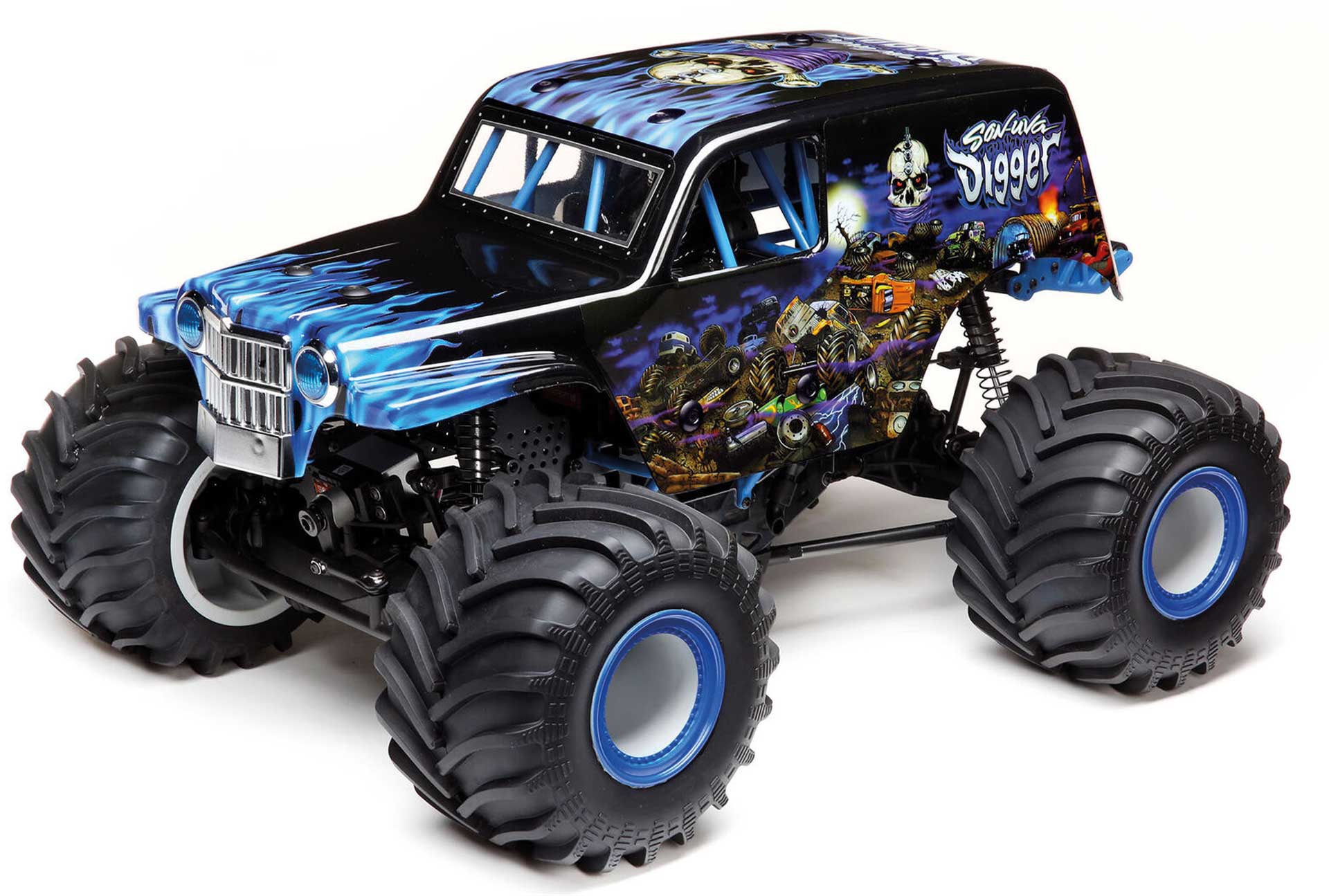 LOSI LMT 4X4 Solid Axle Monster Truck RTR, Son-uva Digger