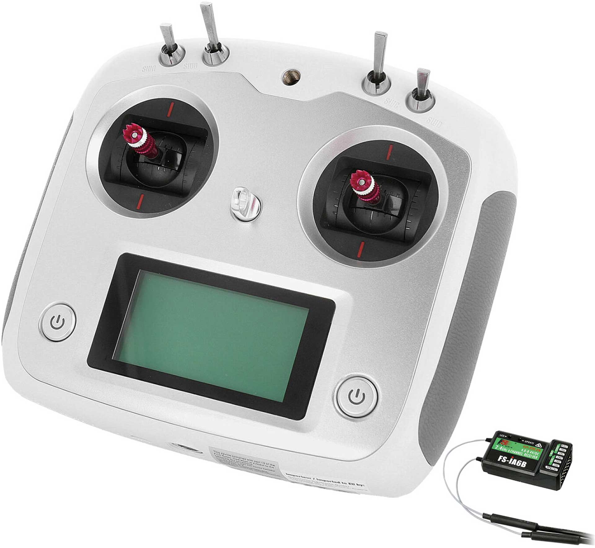 Flysky i6S transmitter with 6 channel receiver
