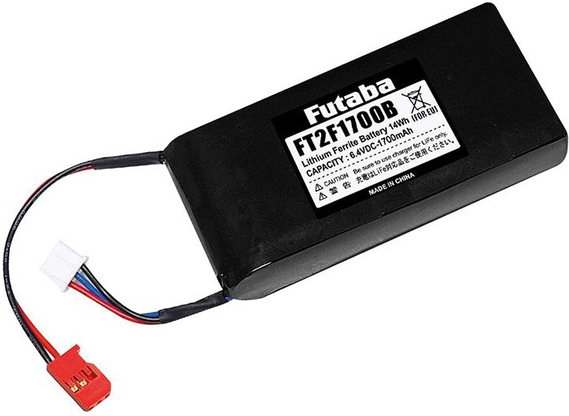 FUTABA Transmitter battery 6,6V LiFe 1700mAh for many current systems from T4PX to T14SG