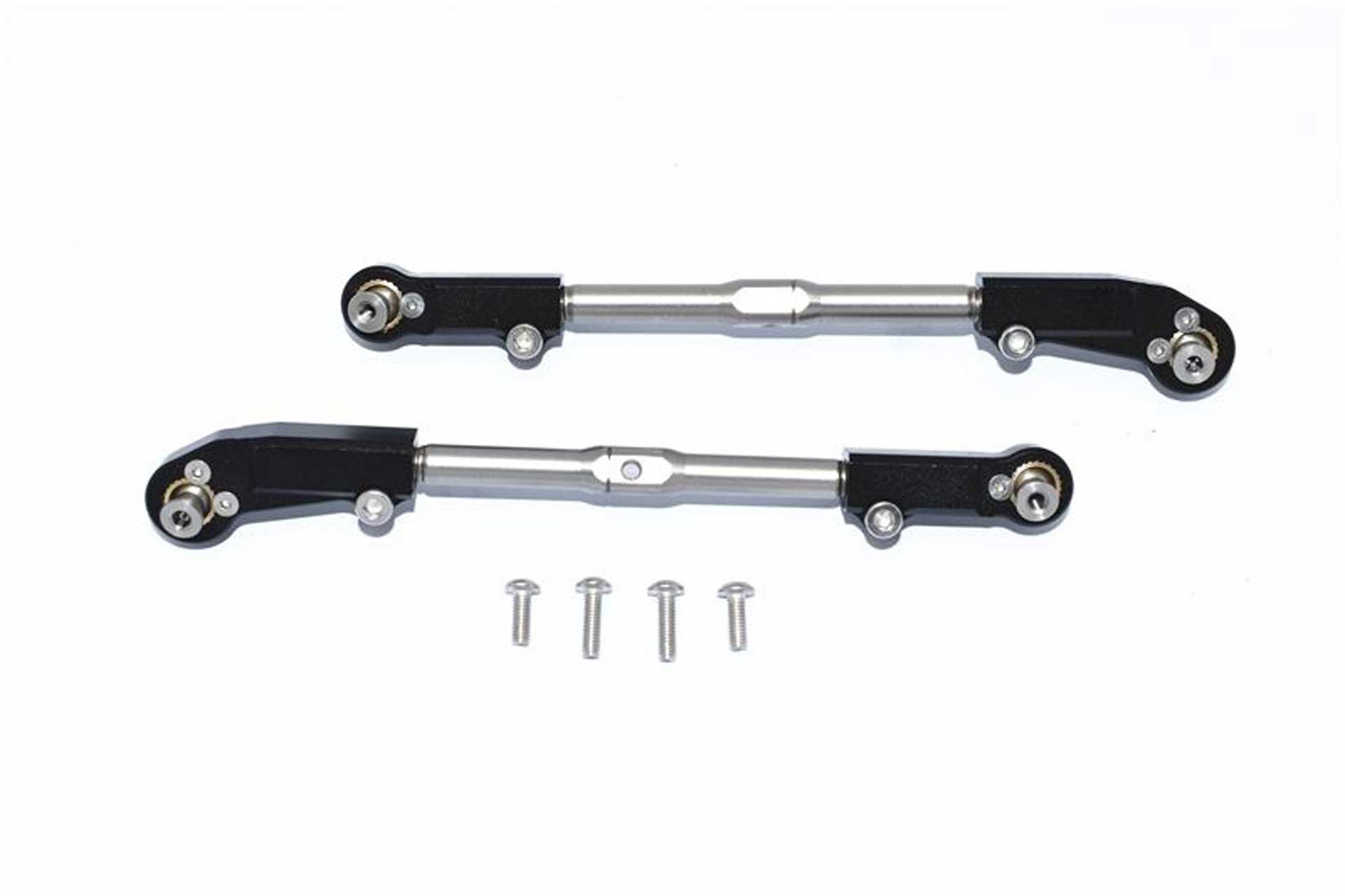 GPM ALU+STAINLESS STEEL ADJUSTABLE FRONT STEERING TIE ROD -6 PCS GPM ARRMA 1/8 KRATON TALION OUTCAST