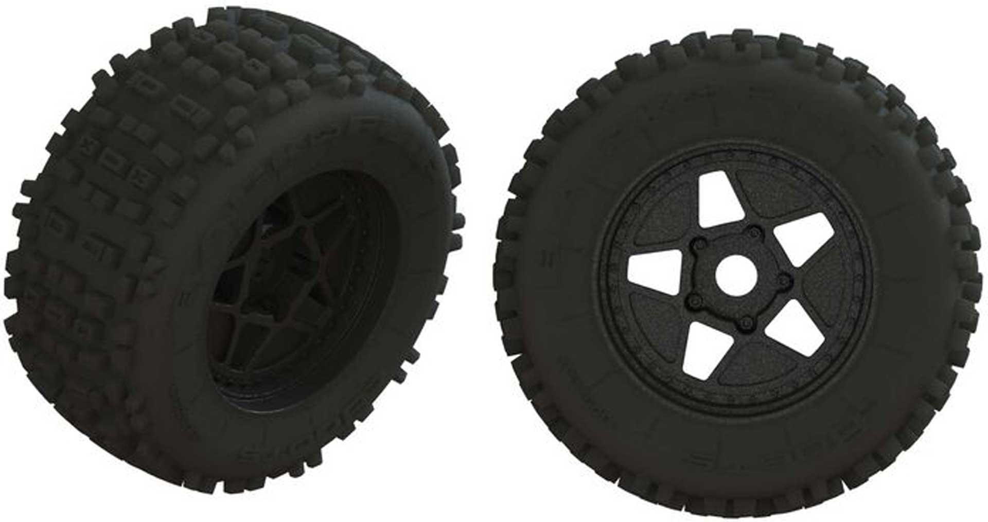 ARRMA dBoots BACKFLIP Tire Set Glued (1pr)