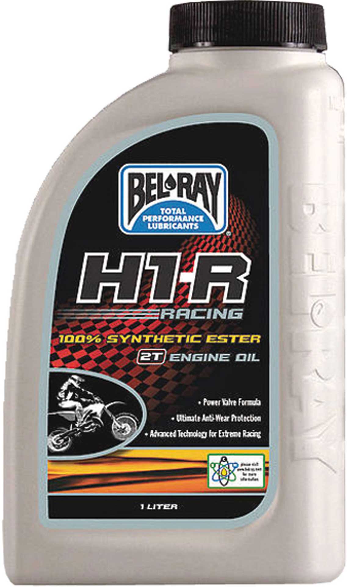 BEL-RAY H-1-R 2-STROKE RACING ESTER OIL FOR MIXED LUBRICATION, NOT SUITABLE FOR