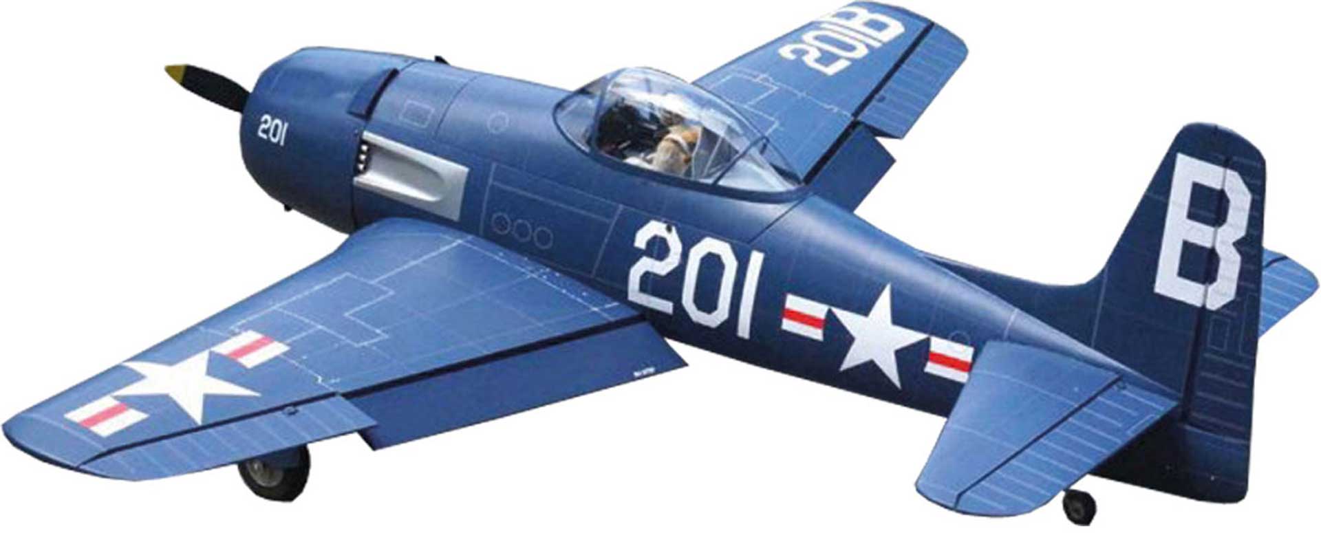 VQ Models GRUMMAN F8F BEARCAT ARF 2,05M WARBIRD, ELECTRIC-, OR GAS ENGINE MODELS