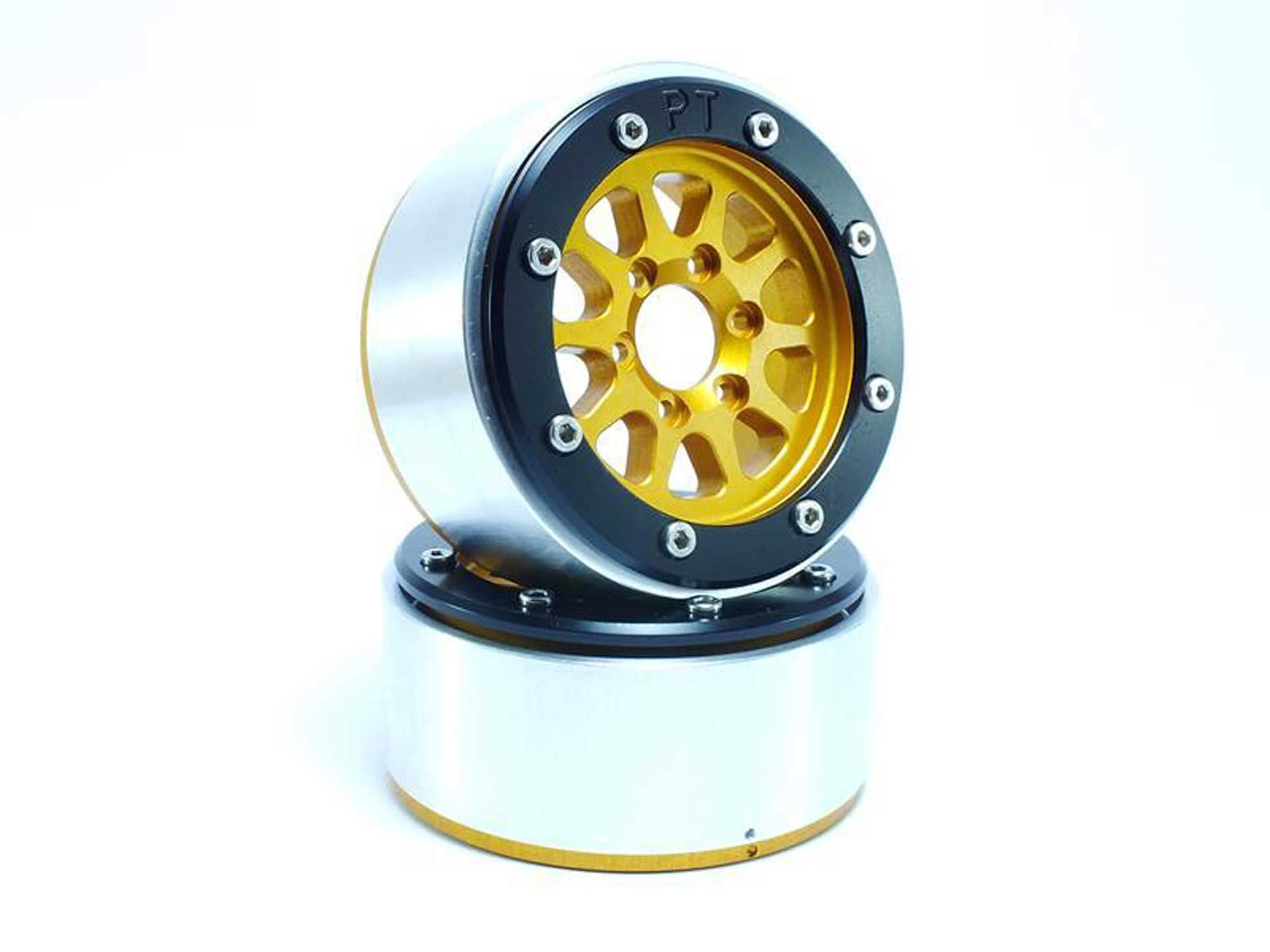 METSAFIL Beadlock Wheels GEAR gold/schwarz 1.9 (2 St.) ohne Radnabe