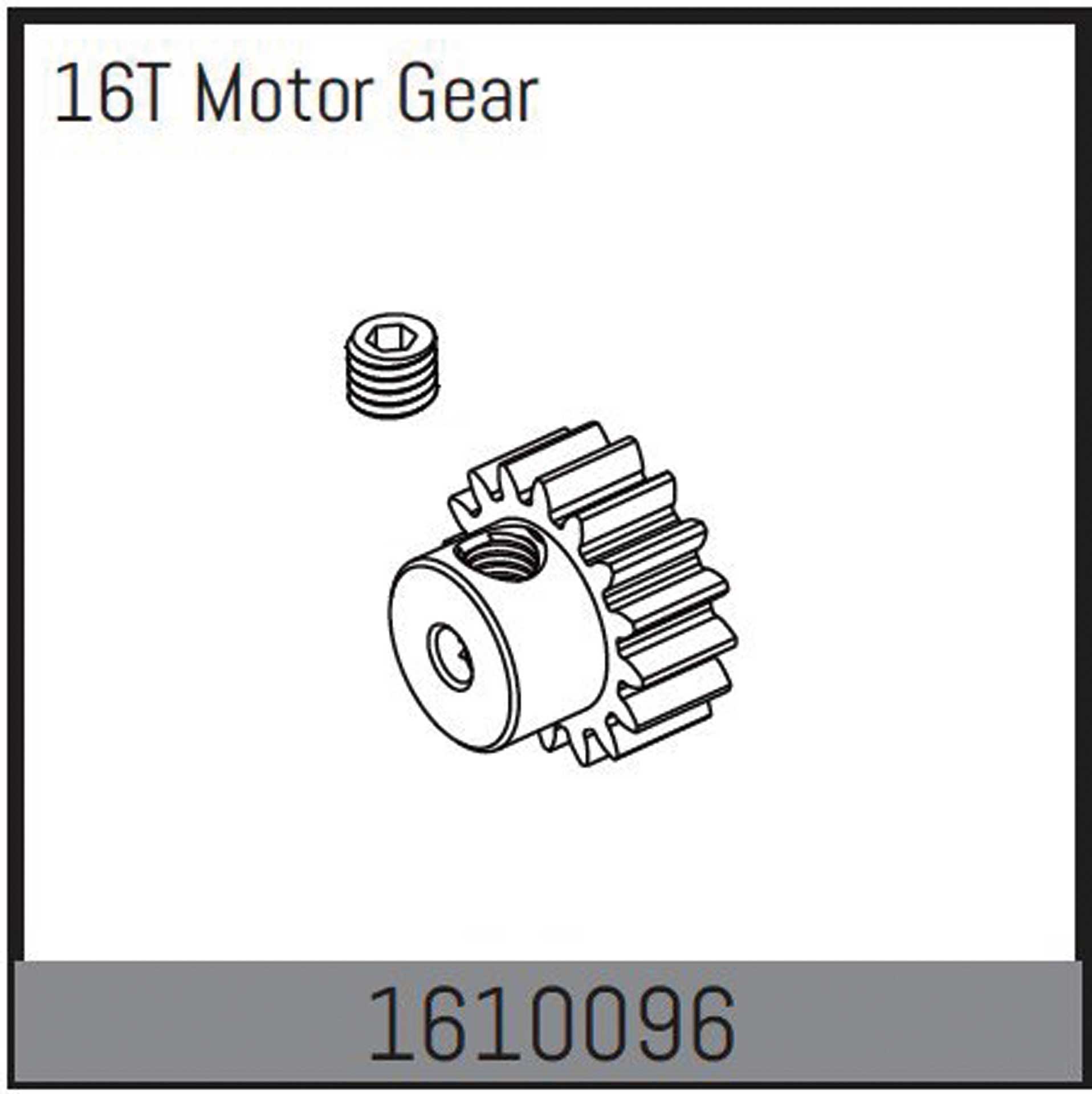 ABSIMA Pinion 16T for 380 Motor