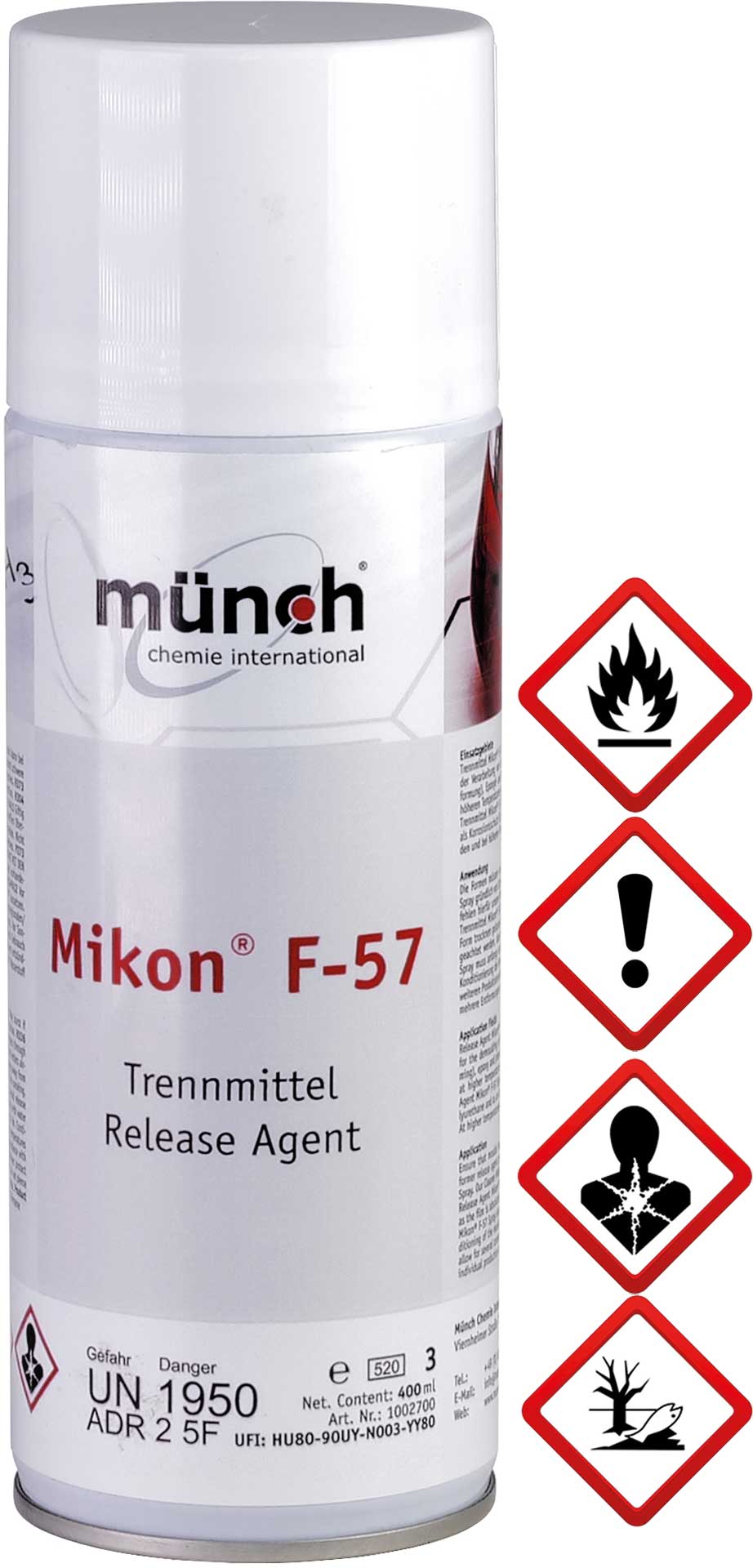 R&G Spray de séparation Mikon® F-57, Bombe aérosol/ 400 ml