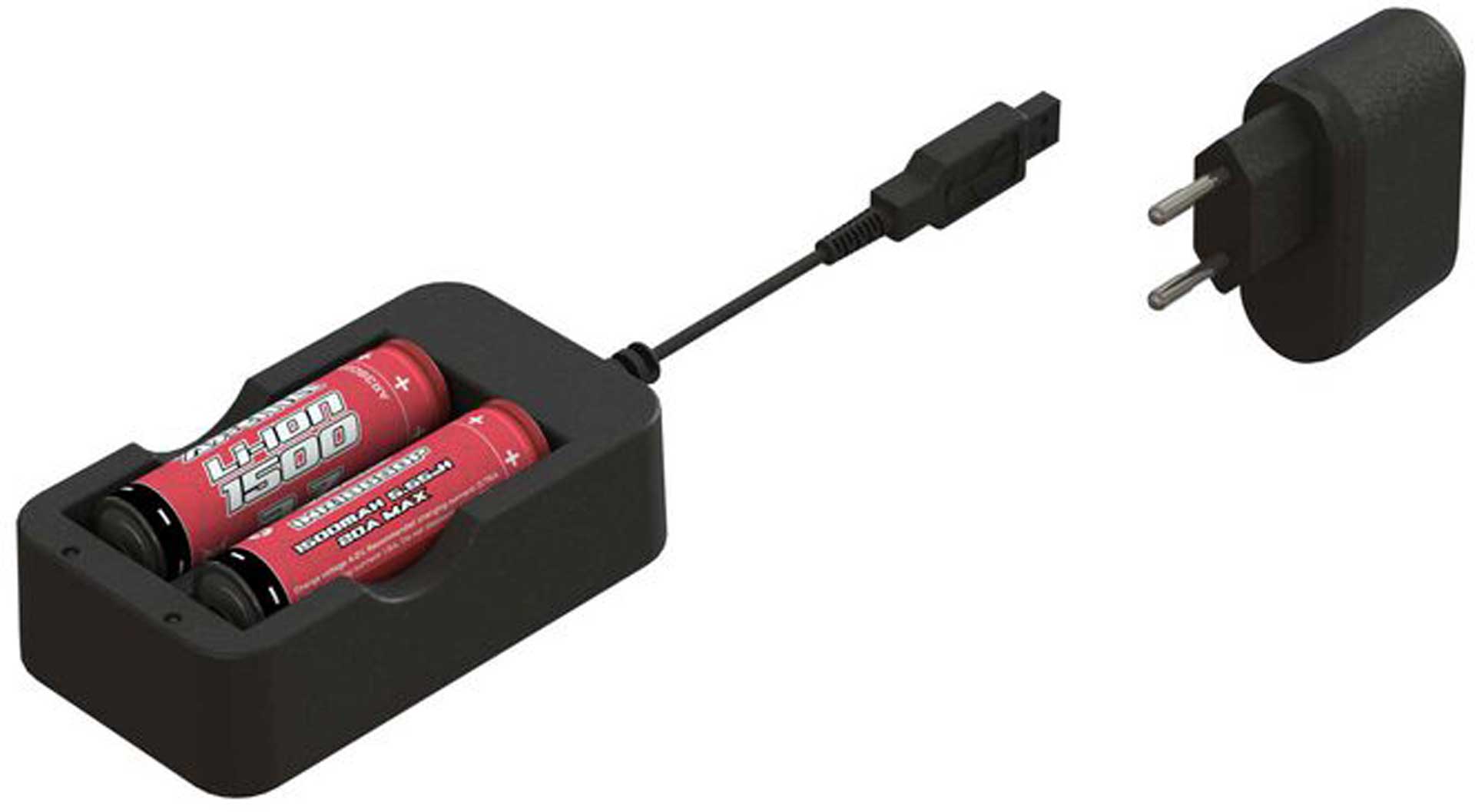 ARRMA AR390266 Li-Ion Battery & ADC-L2 Li-Ion Charger Set EU