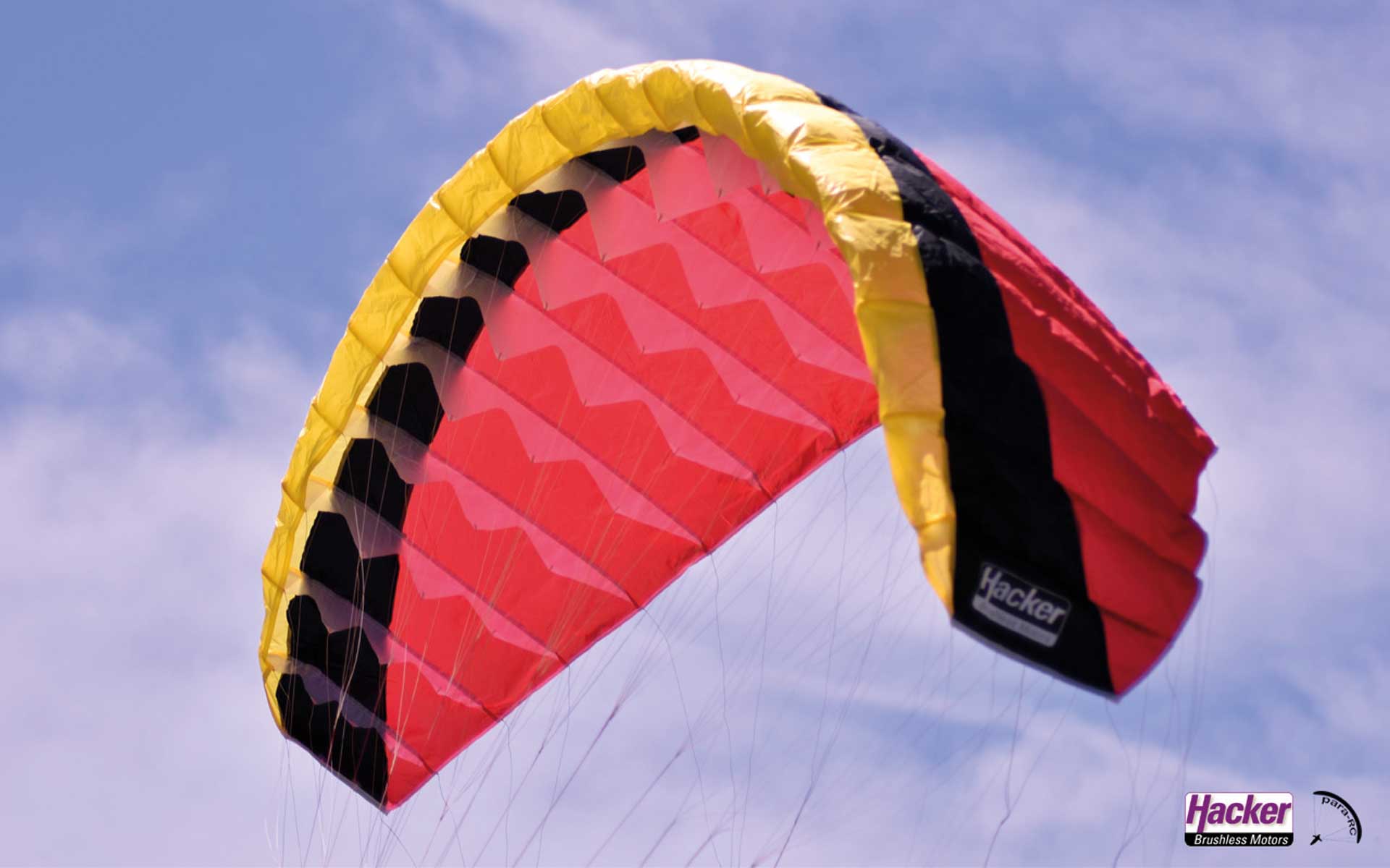 PARA-RC Paraglider RC-Flair 2.4 - Yellow/Black/Red