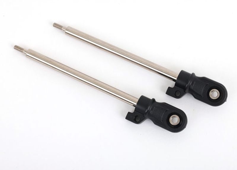 TRAXXAS Damper piston rod 80mm (GT-Maxx®) (chrome-plated steel) (2)