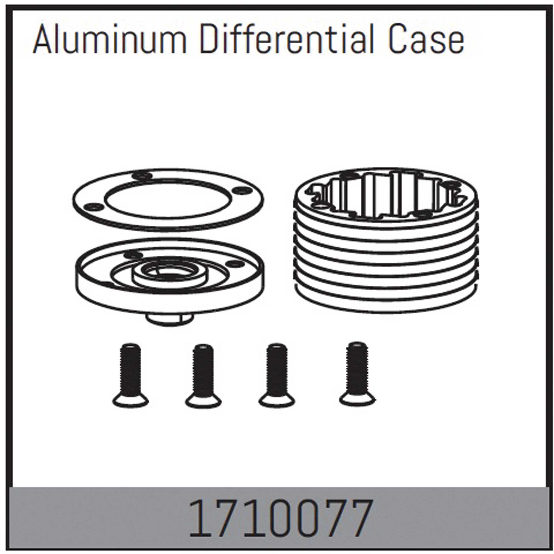 Absima Mamba 7: Aluminium Differentialgehäuse