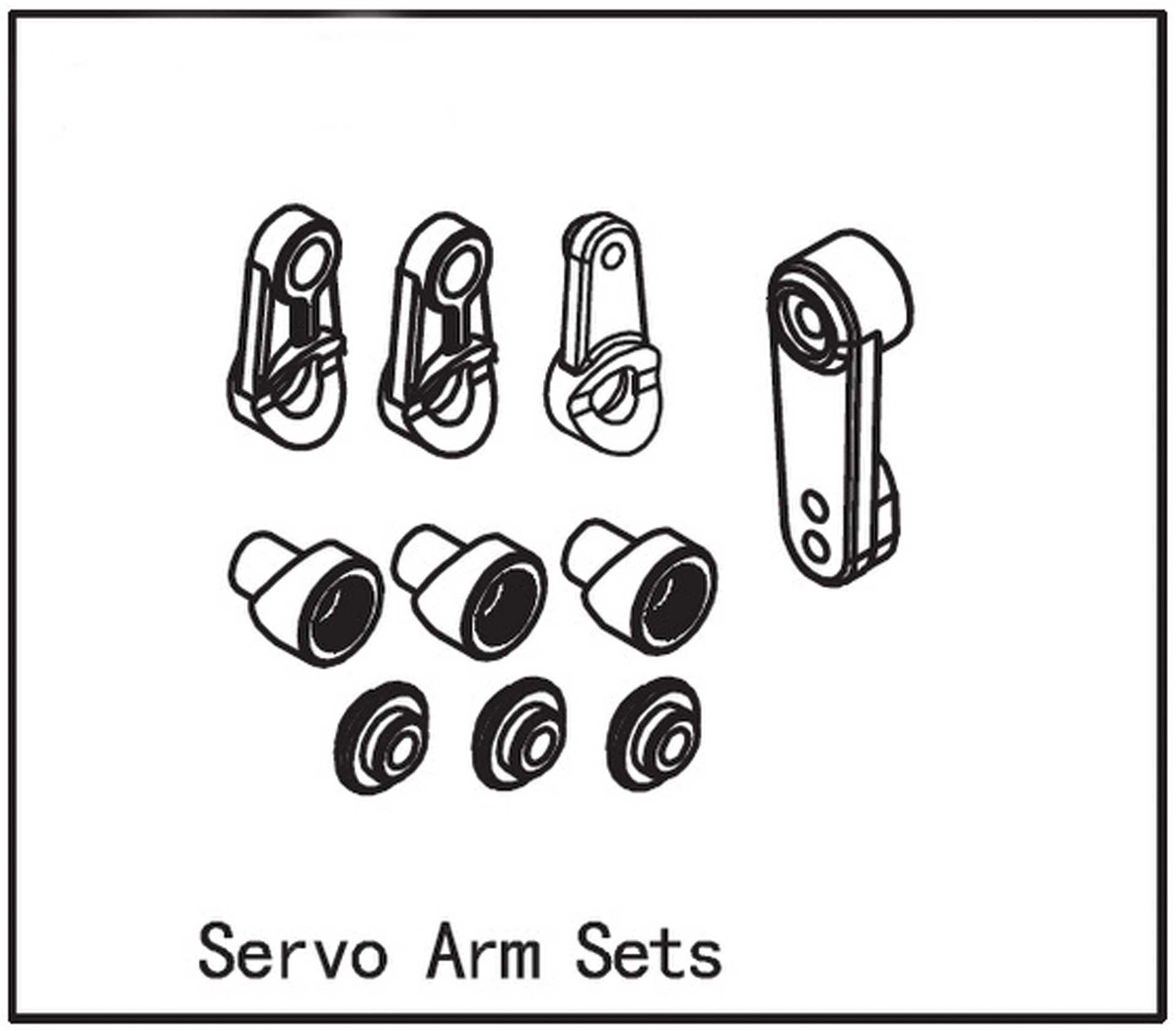 ABSIMA Servo horn set