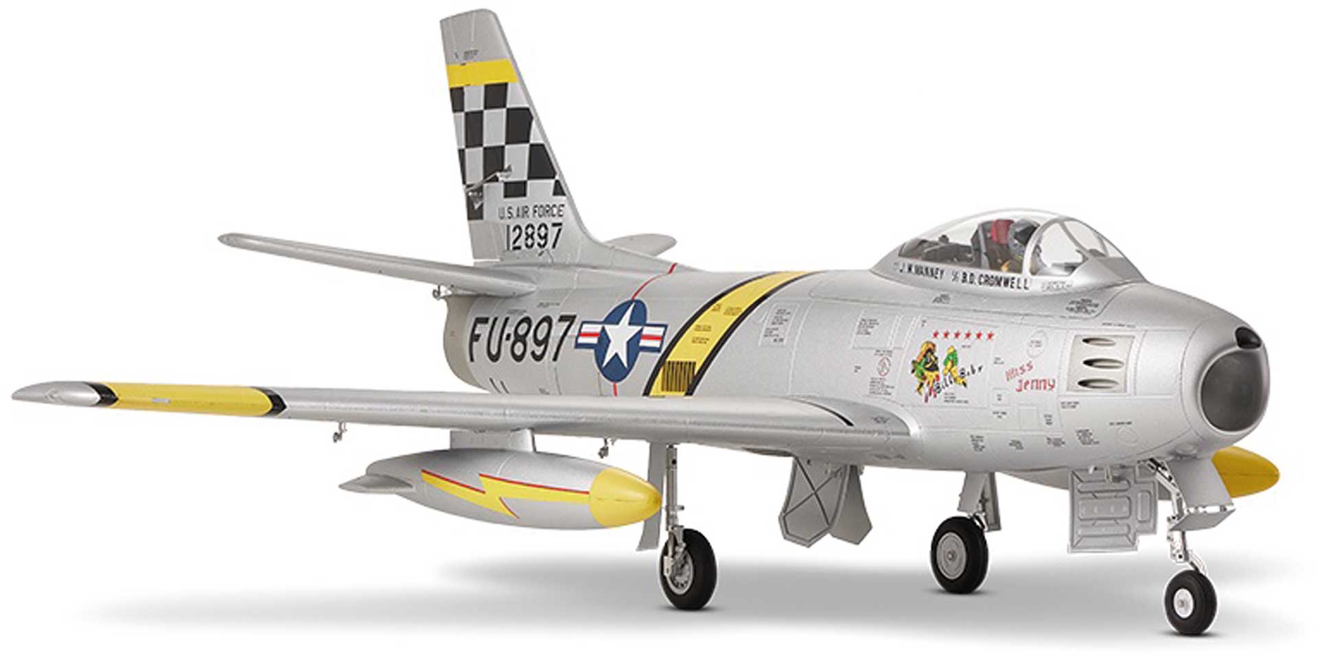 FMS F-86 The Huff Jet EDF 80 PNP silver - 122 cm