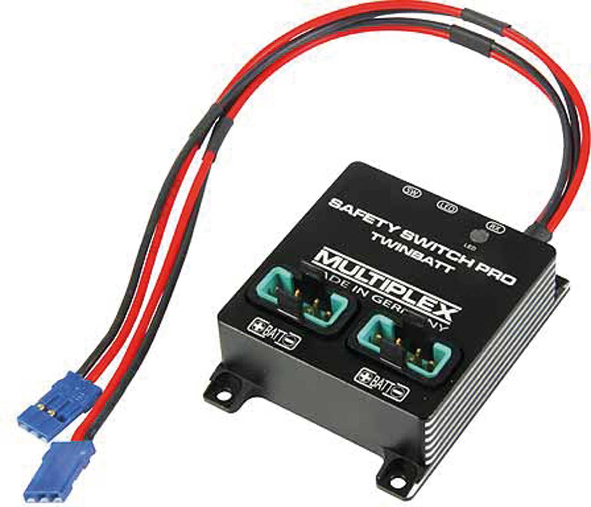 MULTIPLEX Safety Switch Pro Twinbatt (UNI) Stromversorgung BEC