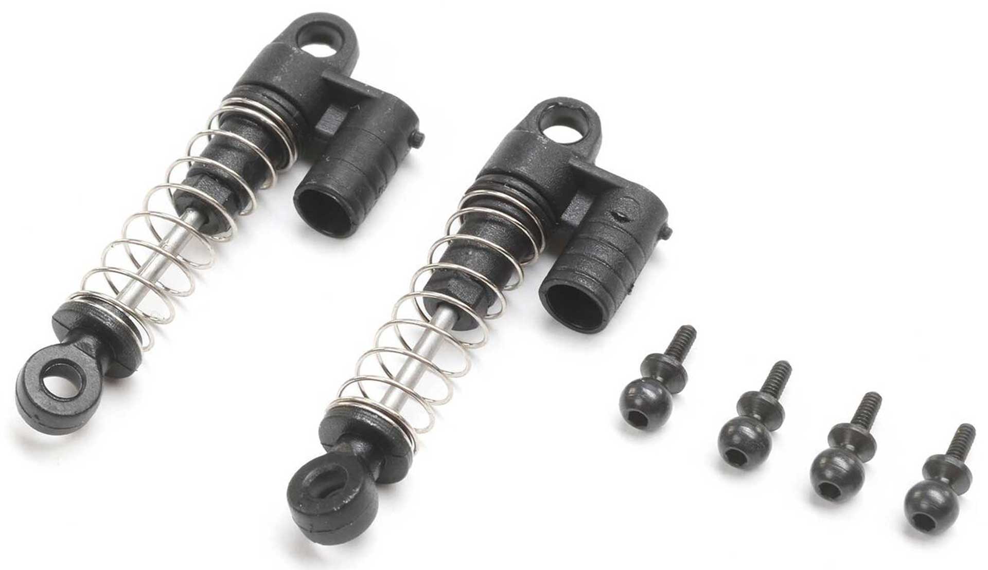 AXIAL Rear Shock Set, 0.4mm Spring: SCX24 Jeep JT Gladiator
