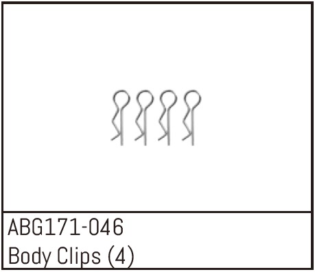 ABSIMA Body Clips (4PCS) 1/14 Serie