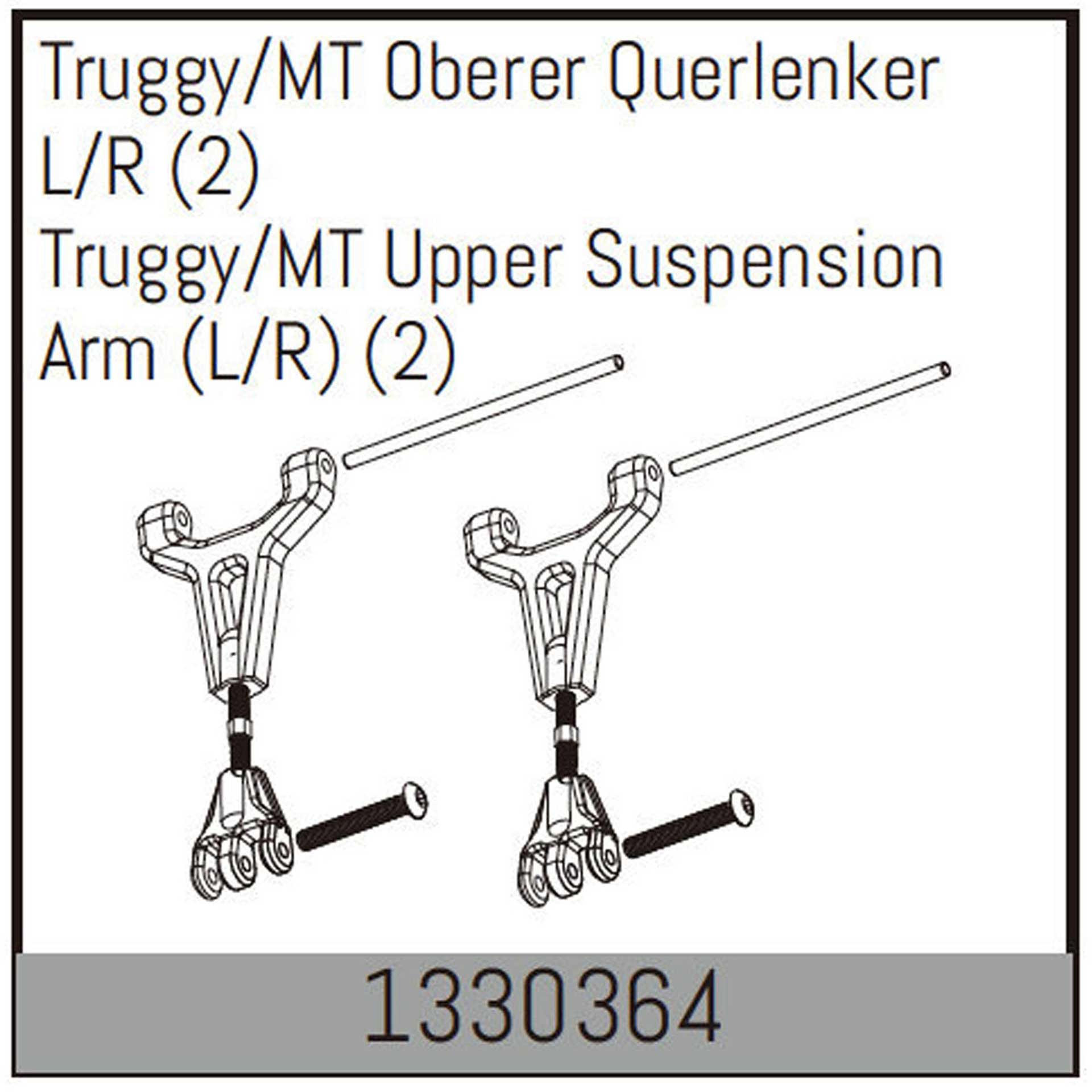 ABSIMA Truggy/MT Oberer Querlenker L/R (2 St.)