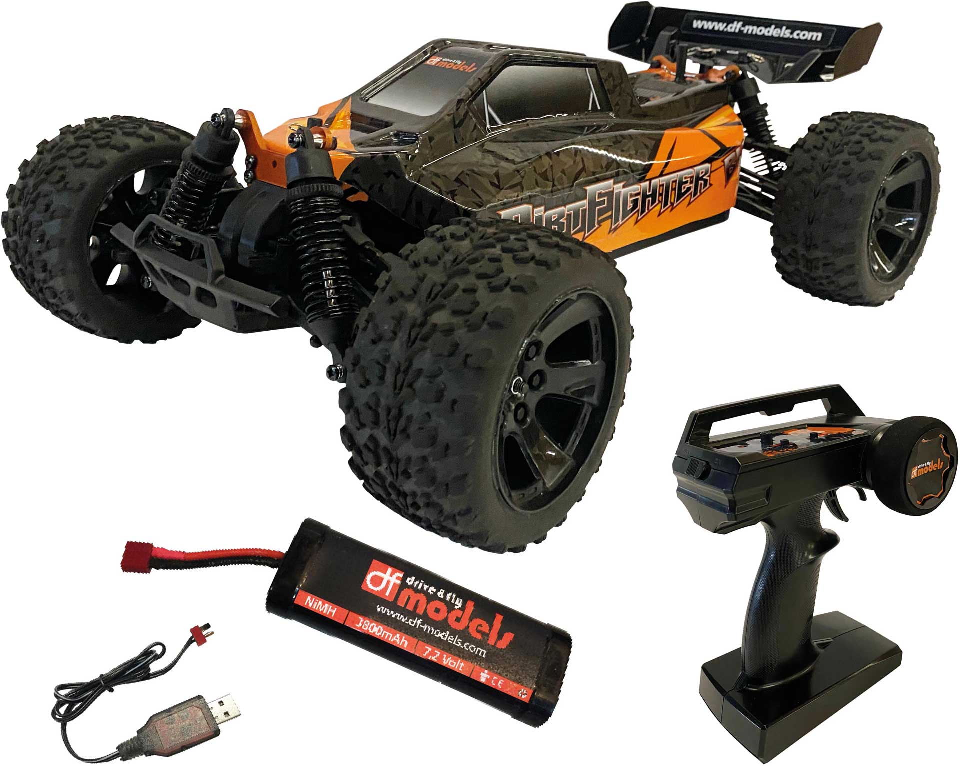 DRIVE & FLY MODELS DirtFighter BY RTR Buggy 4WD 1:10 RTR