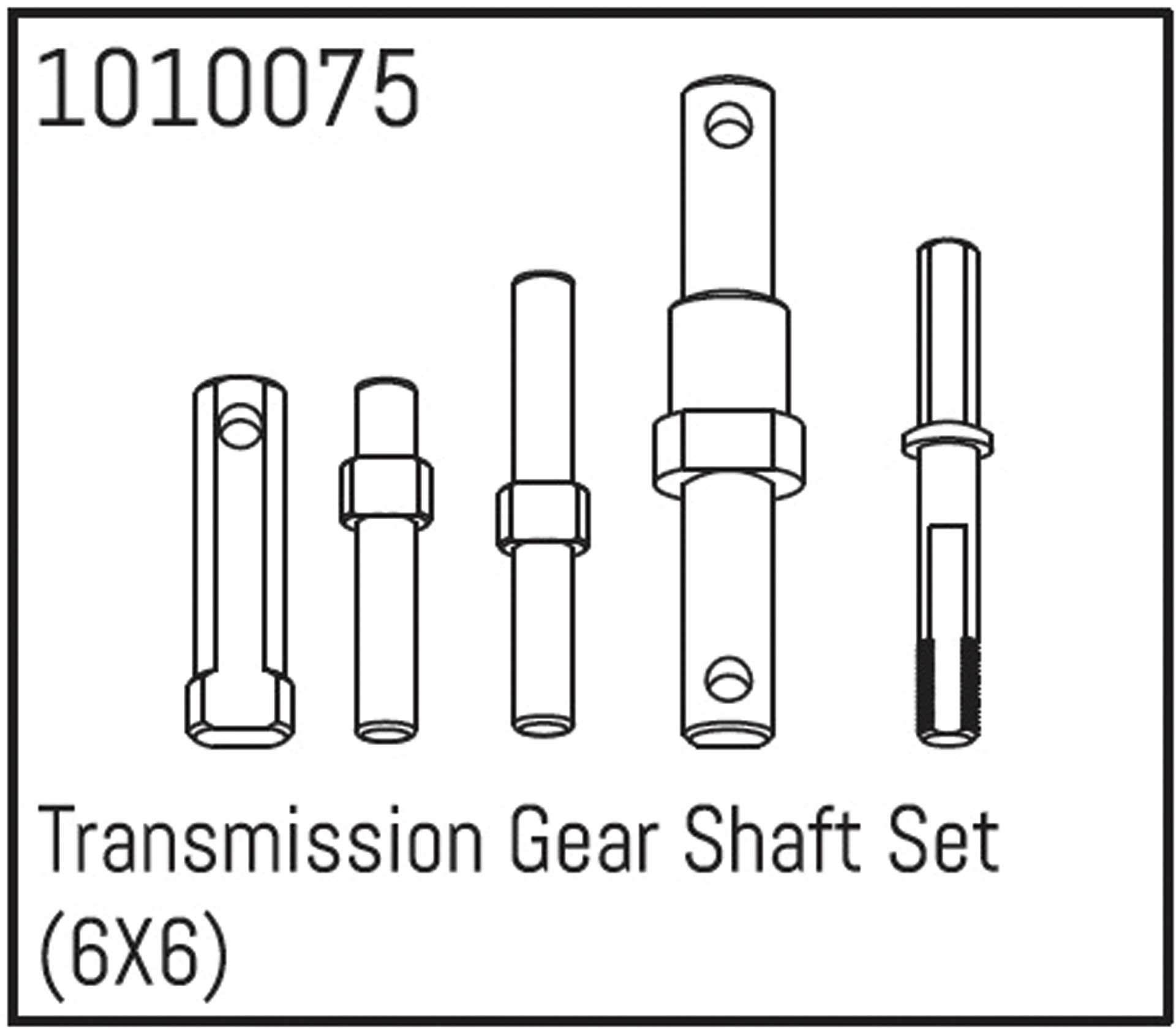 ABSIMA Gearbox & transmission shaft set (6X6)