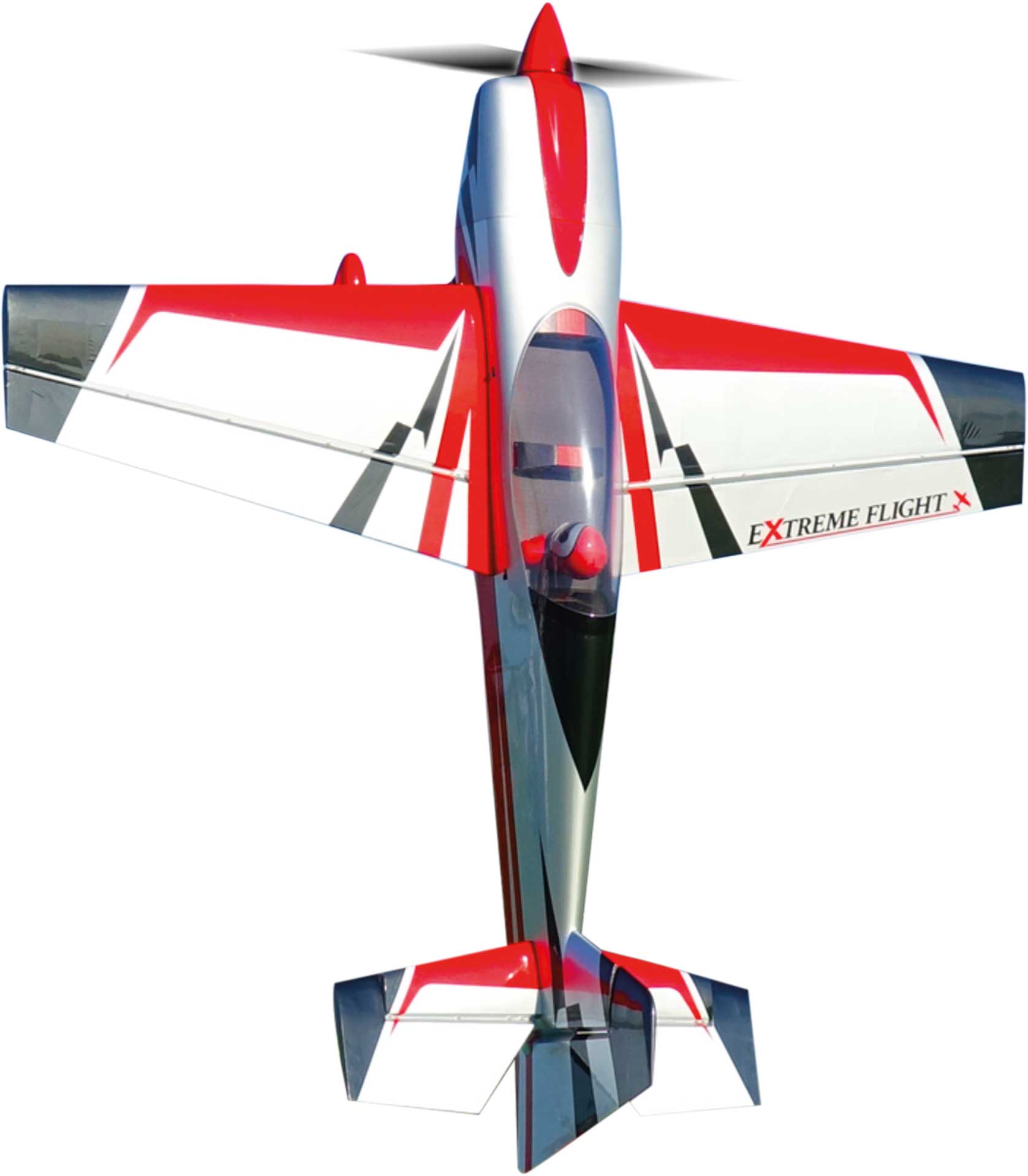 EXTREMEFLIGHT-RC EXTRA NG 78"  rot/silber ARF Kunstflugmodell